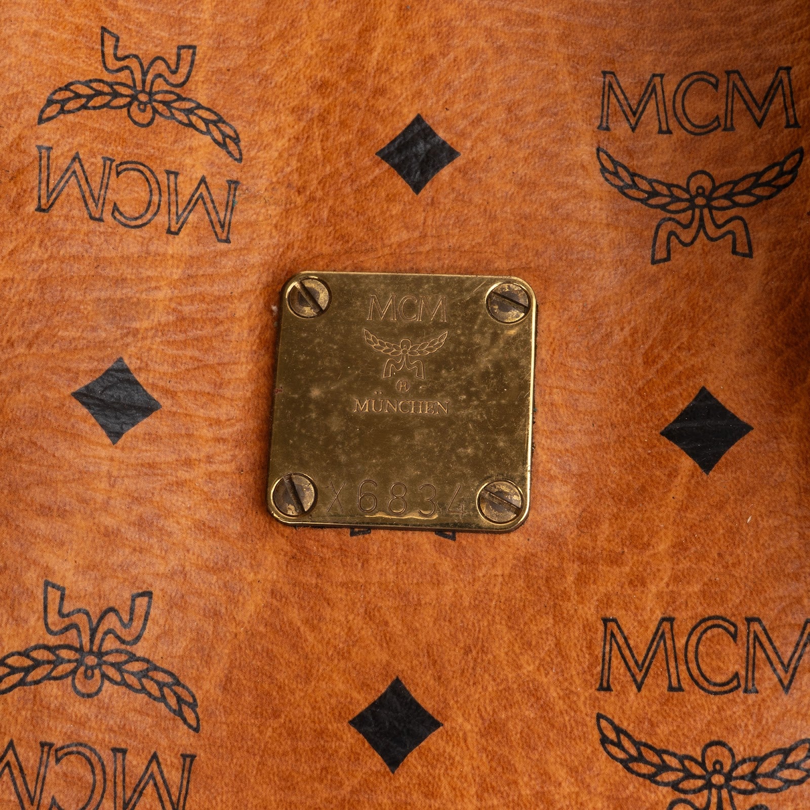 Sac de voyage MCM Monogram Visetos Boston 50
