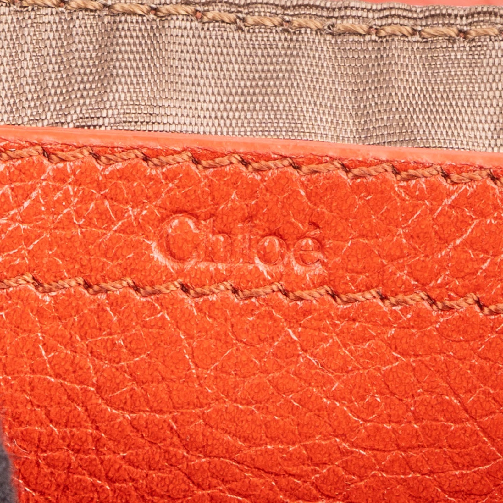 Chloé Pebbled Leather Lily Crossbody Handbag
