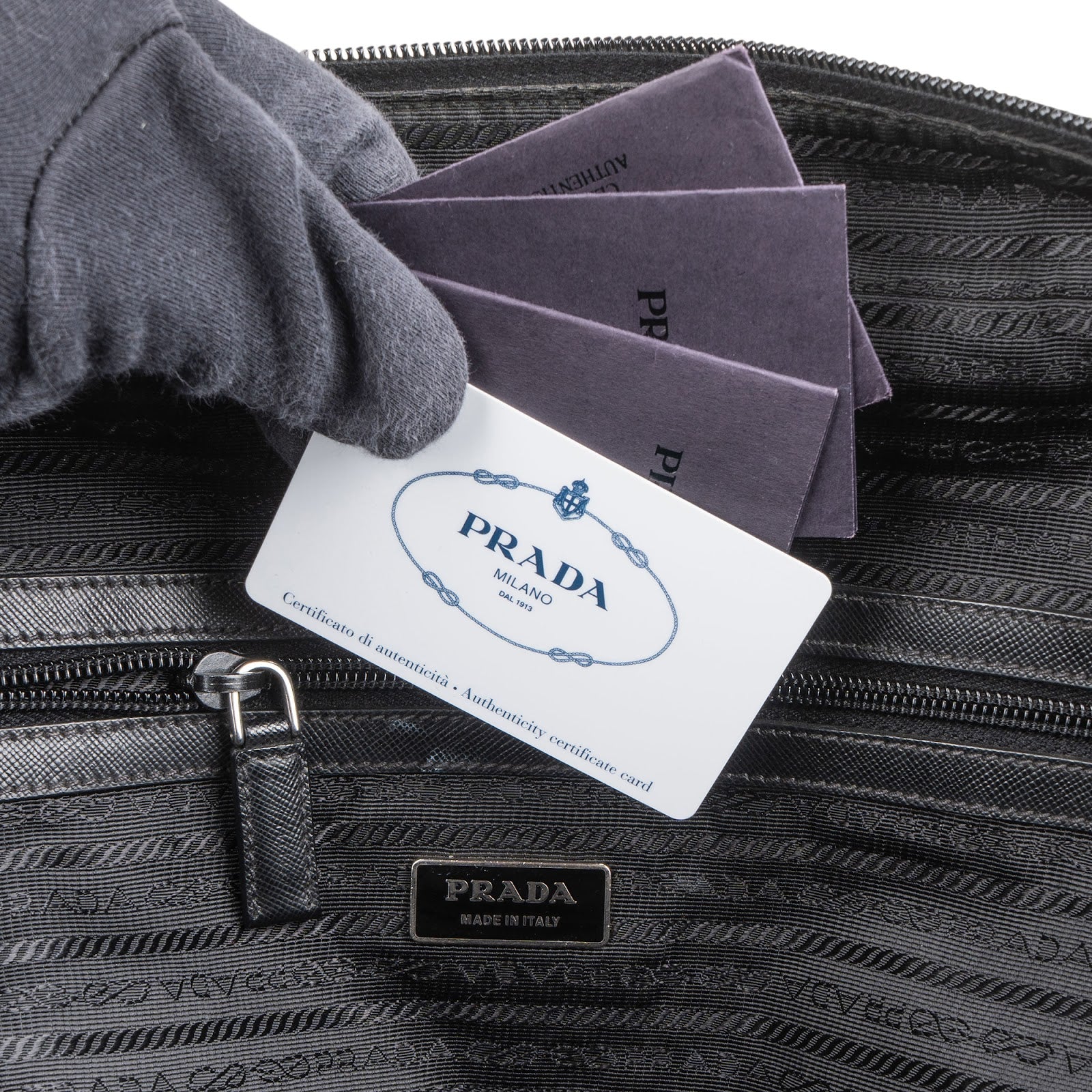 Prada - Triangle Business Bag