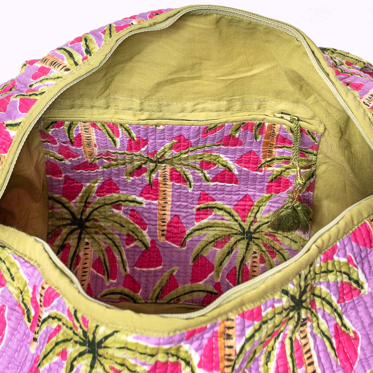 Handgemachte Baumwolltasche Palm Spring