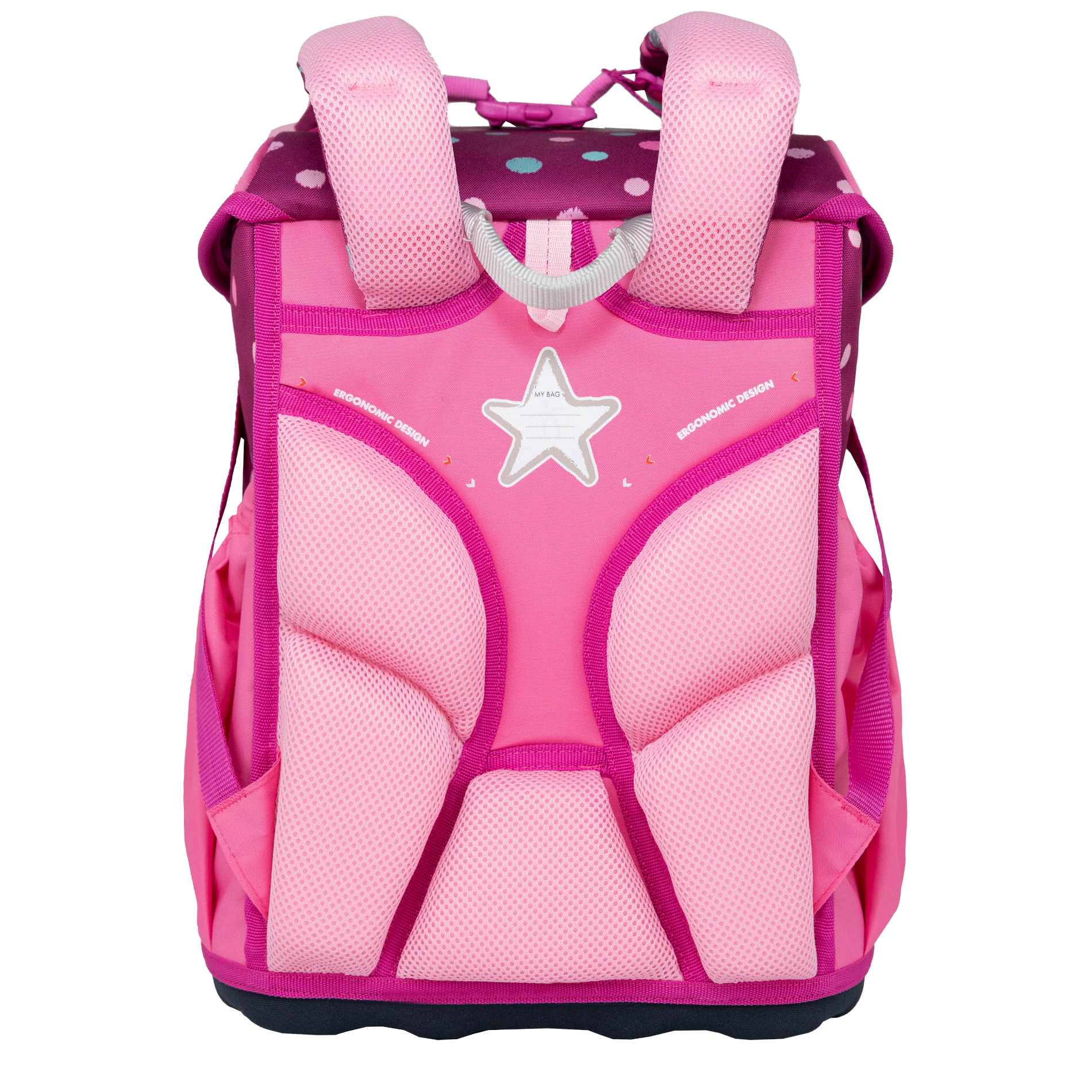 Belmil Maxi ergonomisches Schulranzen-Set 5-teilig "Starry Bubbles"