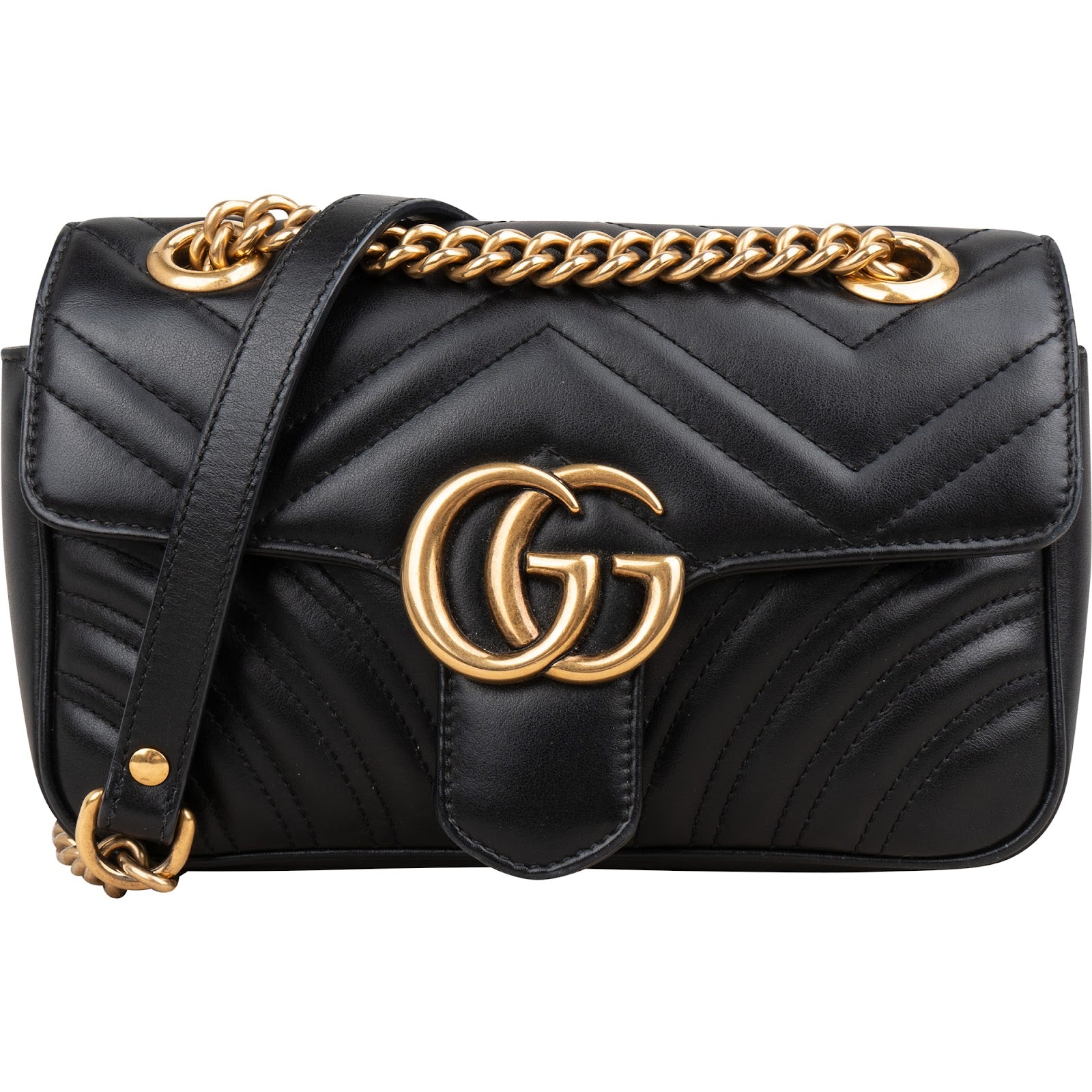 Gucci GG Marmont Flap Crossbody Bag