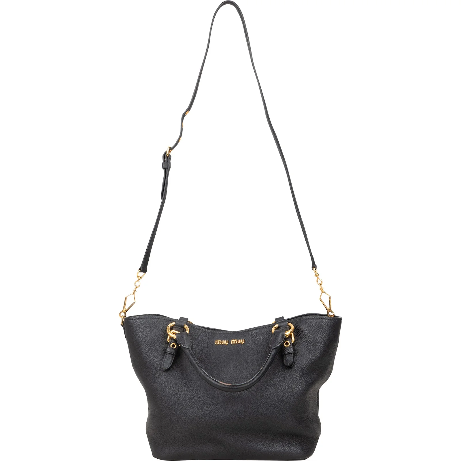 Miu Miu Vitello Daino Leather Small Handbag