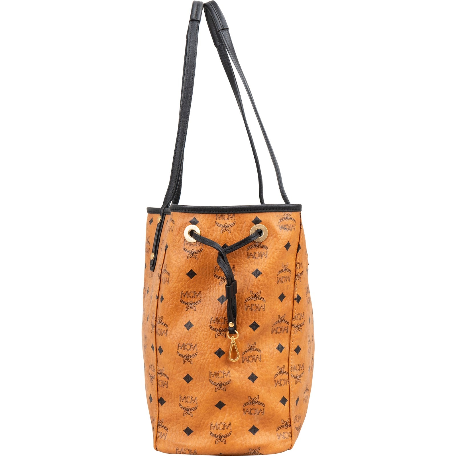 MCM Monogram Visetos Liz Reversible Shopper Shoulder Bag