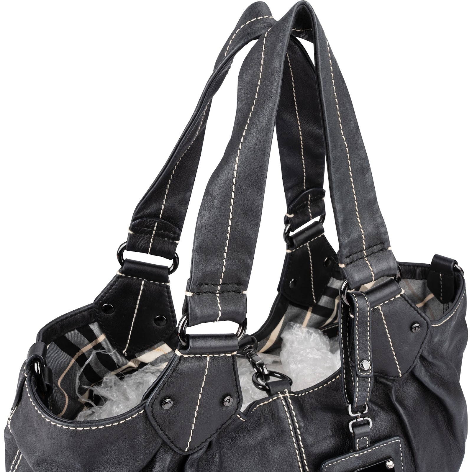 Burberry - Reversible Hobo Shoulder Bag