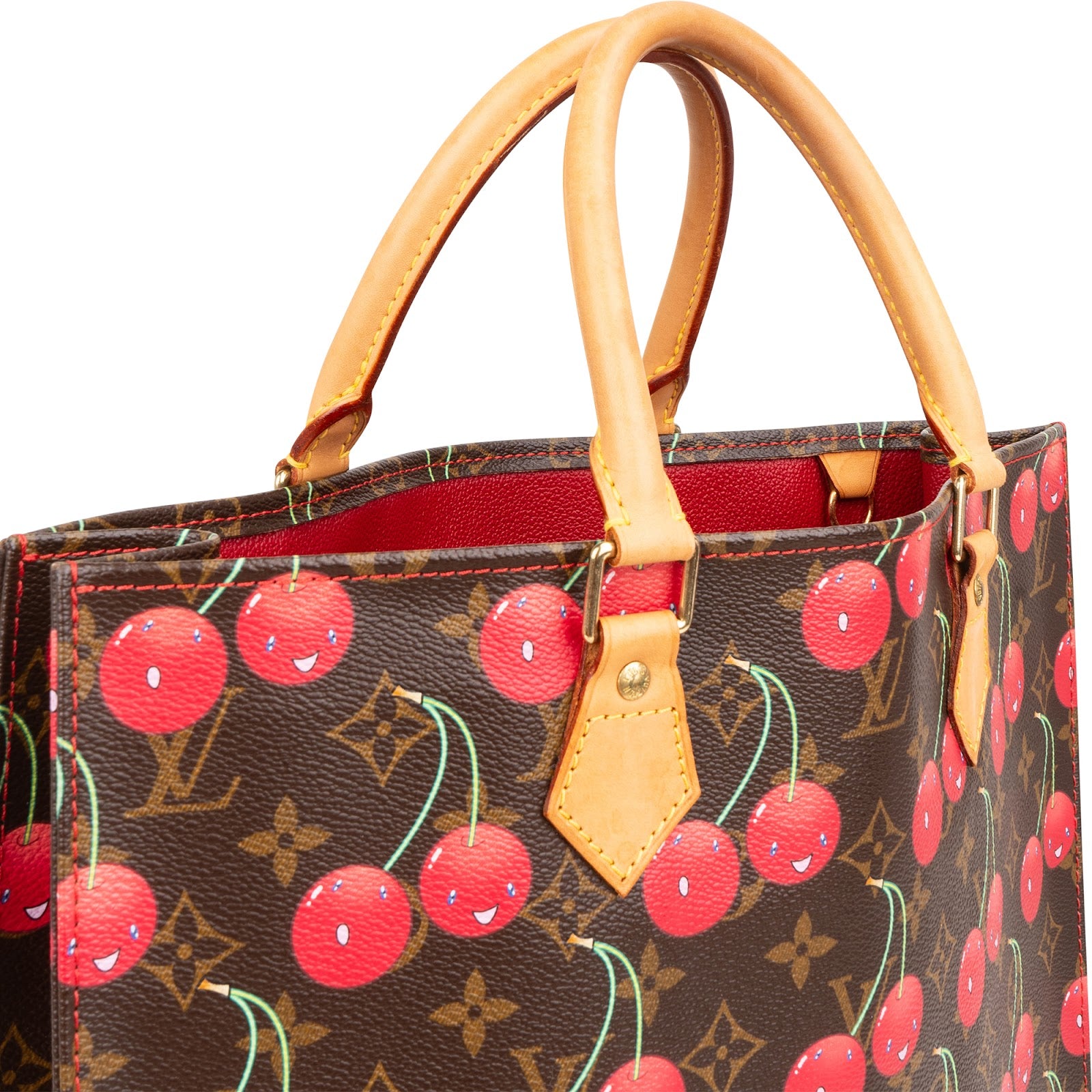 Louis Vuitton Limited Monogram Murakami Cerises Cherry Sac Plat
