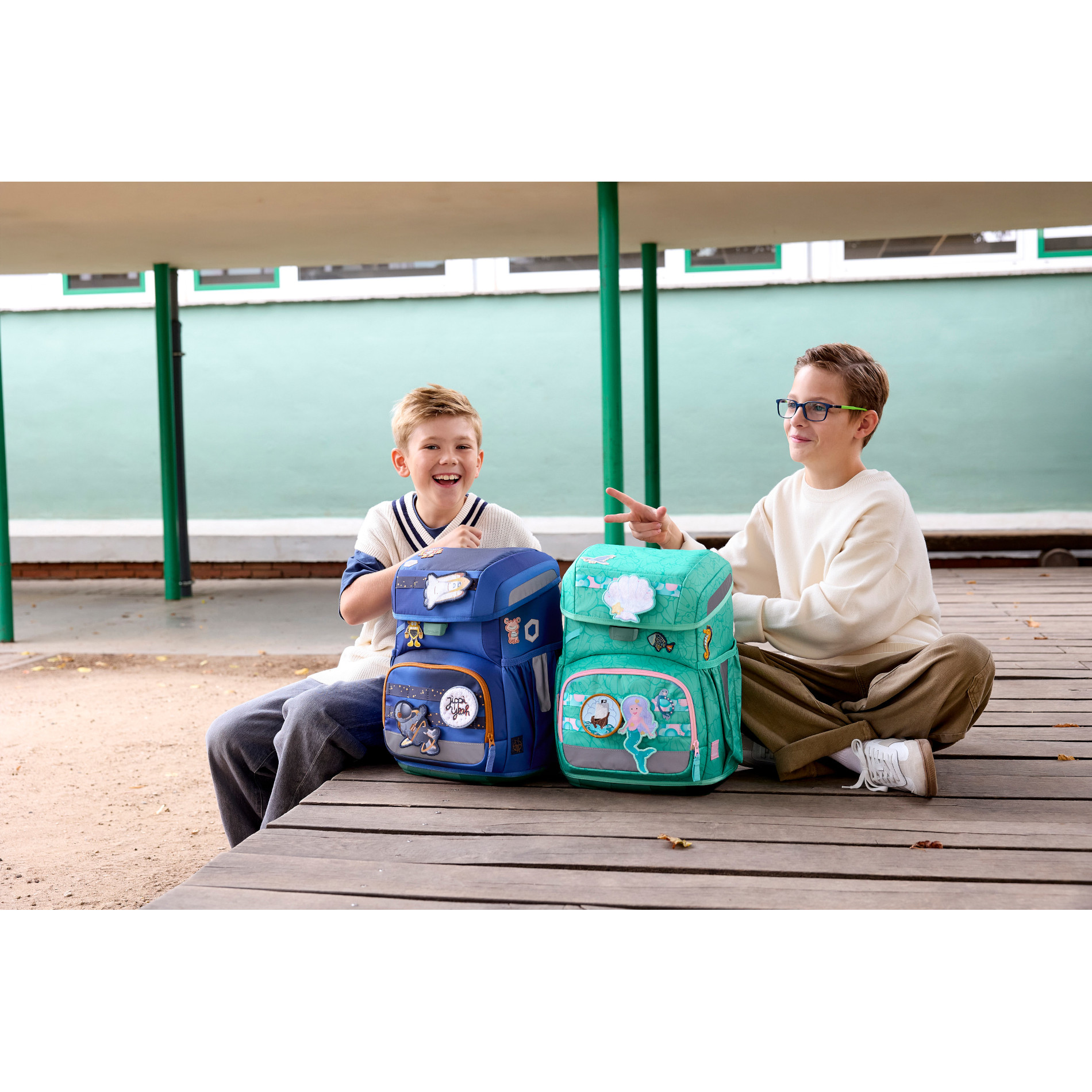 School Set Light Unique Schulranzenset 5tlg. - Space blue