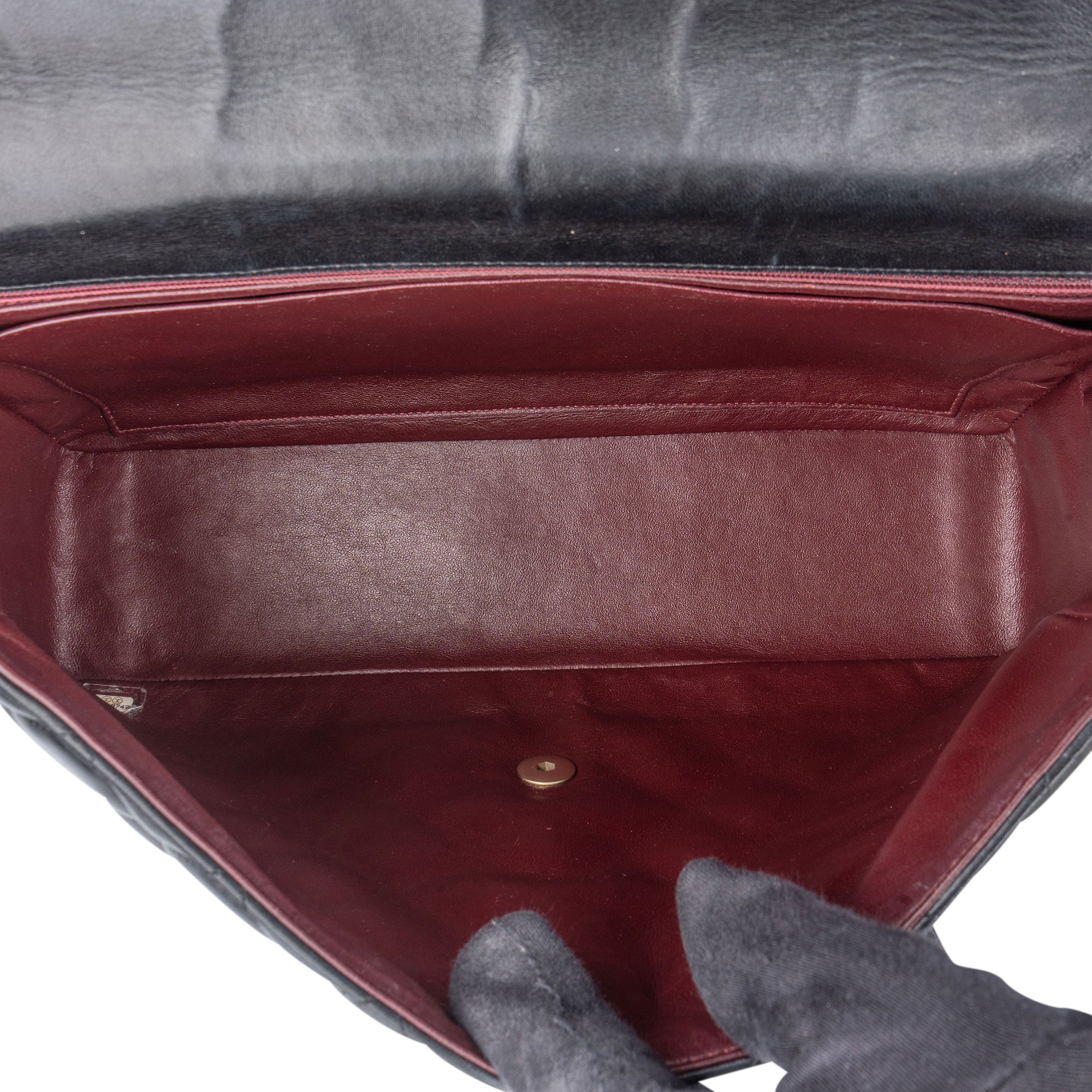 Chanel Quilted Lambskin Maxi Single Flap Crossbody Bag