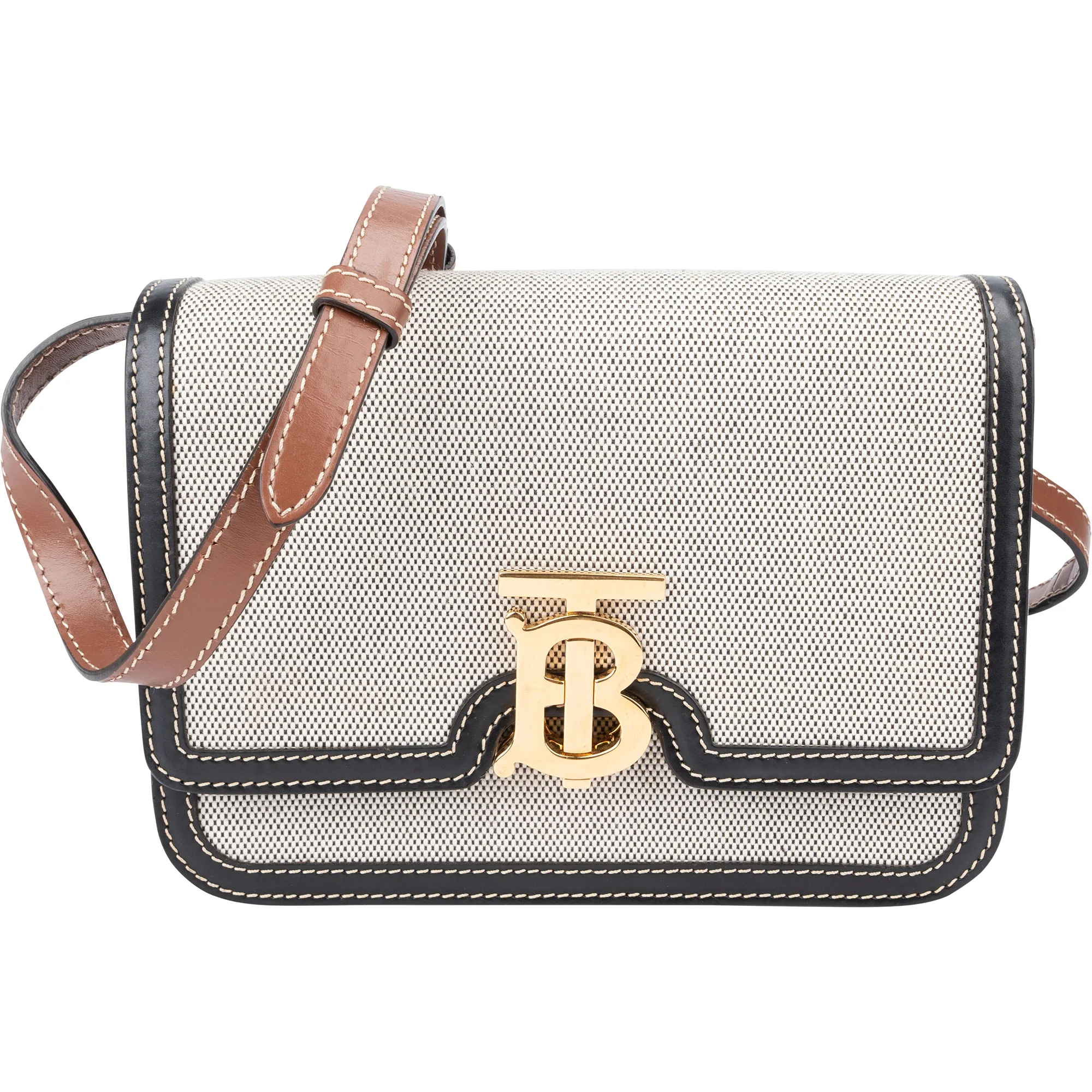 Burberry Tri-Tone TB Crossbody Bag