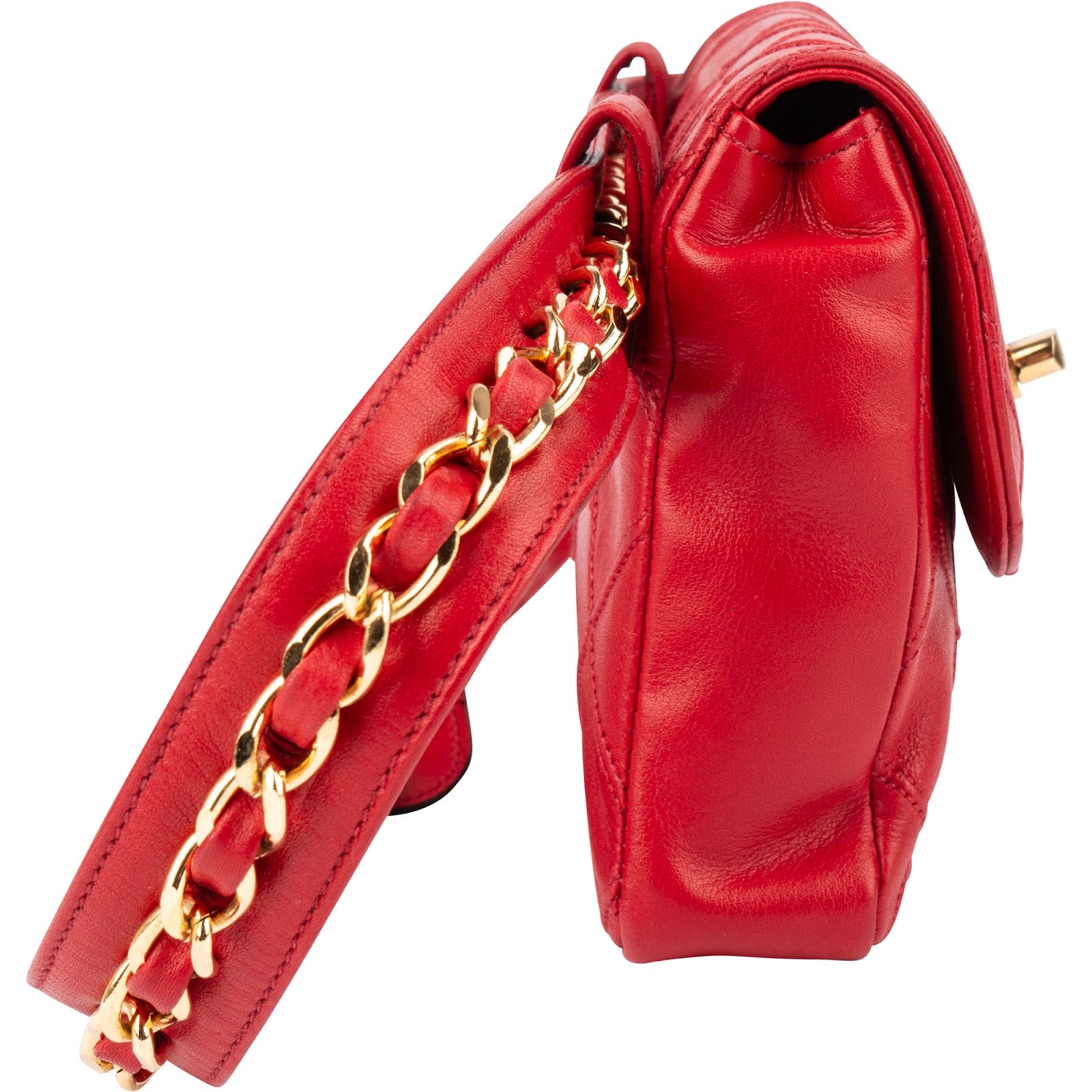 Chanel – torebka crossbody w stylu vintage z paskiem CC