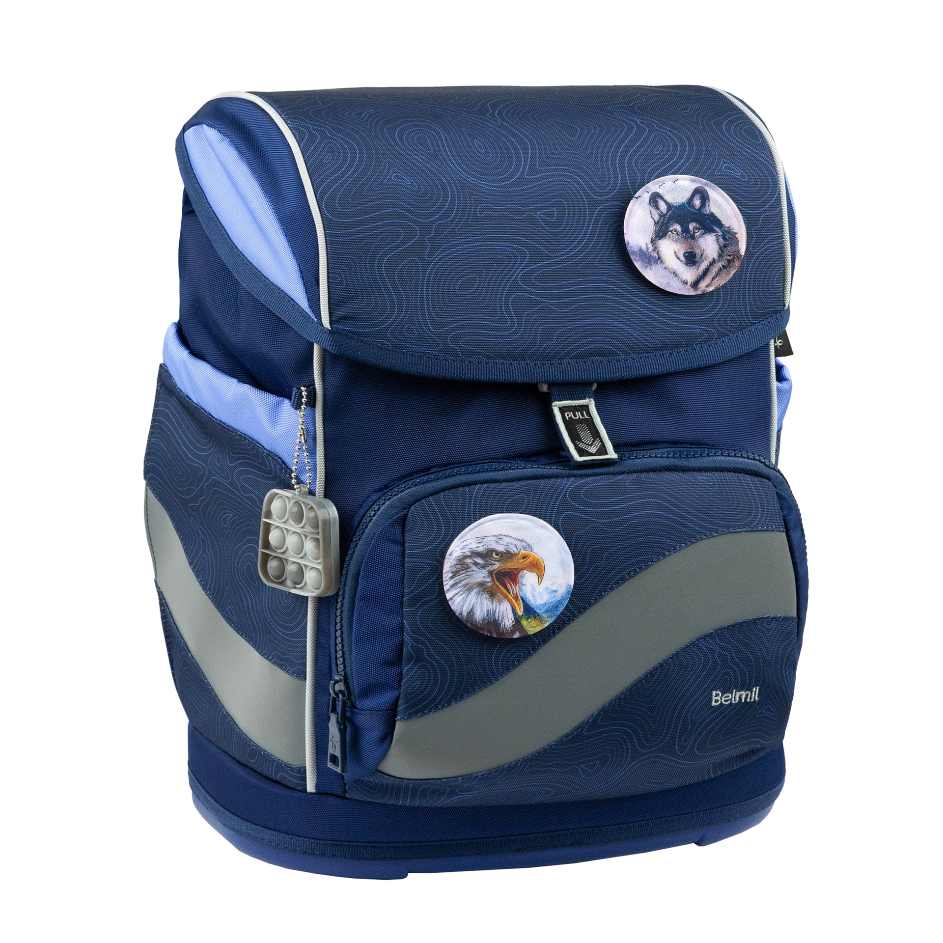 Smarty Plus Schulranzenset 5-teilig - "Topographic"