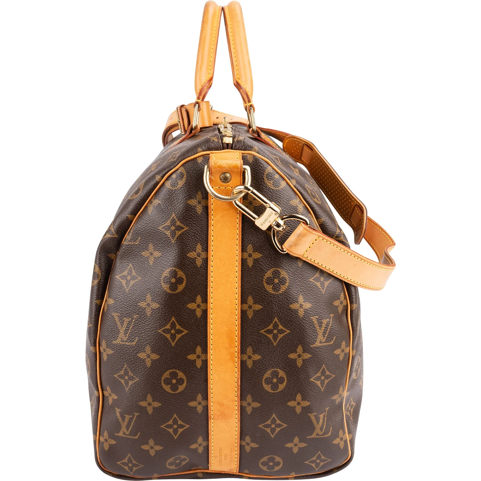 Louis Vuitton Monogram Canvas Keepall 50 Bandoulière Travel Bag