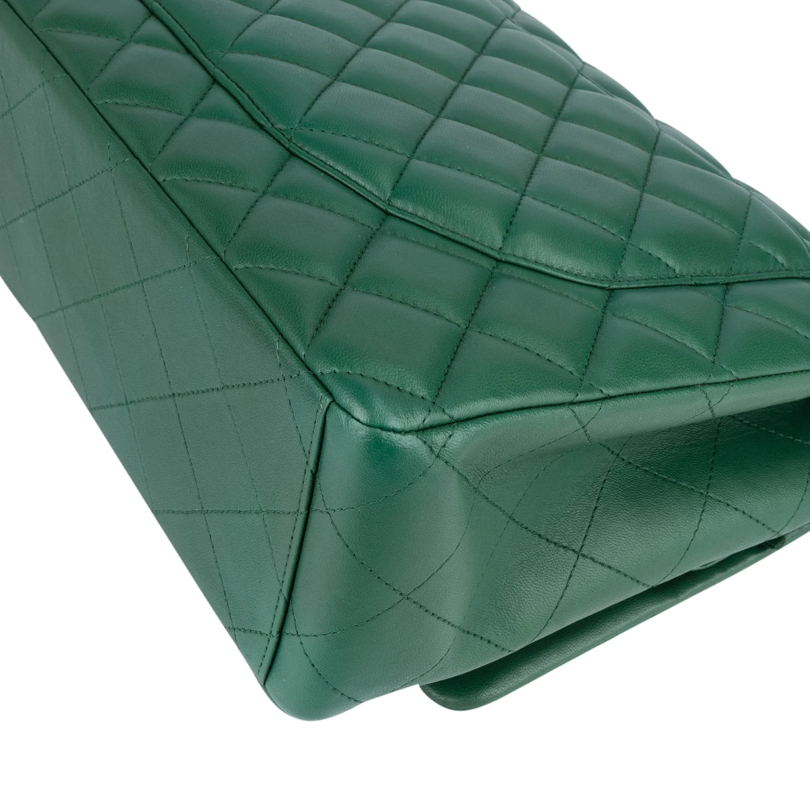 Chanel Quilted Lambskin Maxi Double Flap Crossbody Bag