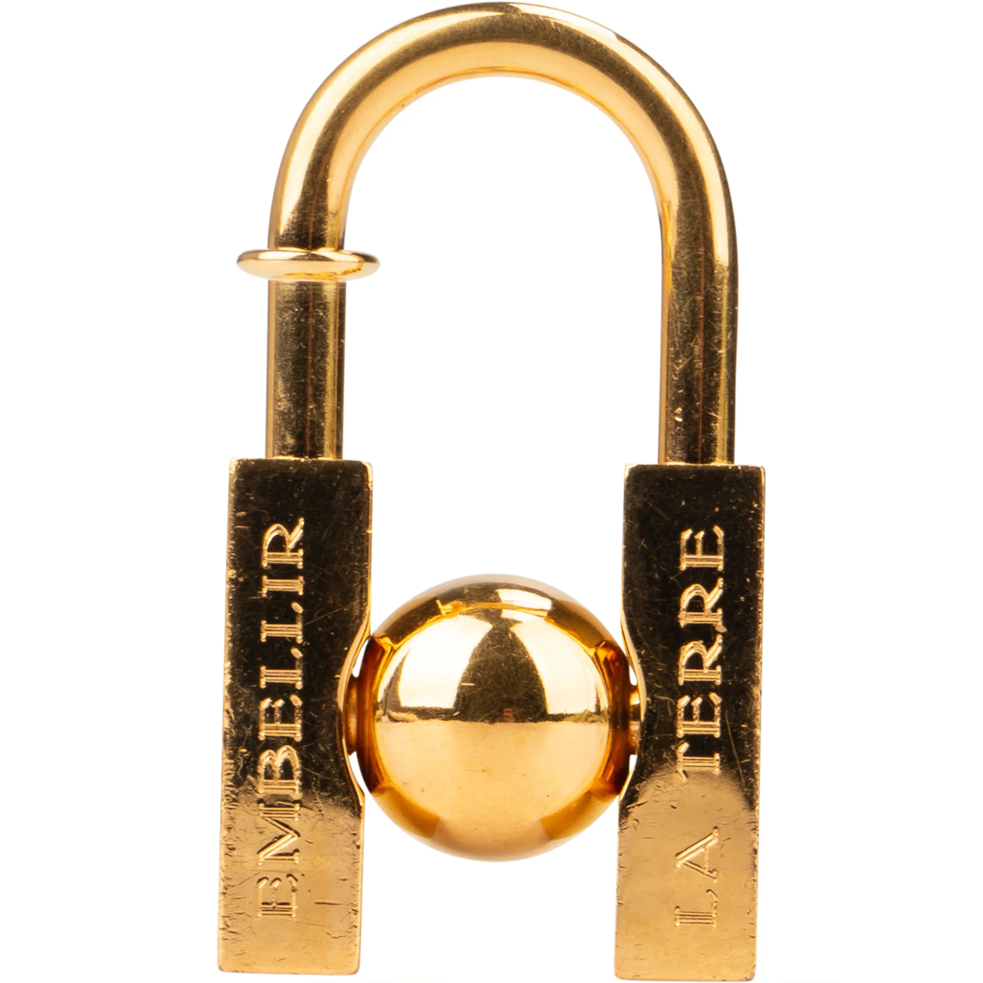 Hermès Golden Earth H Cadena Pendant