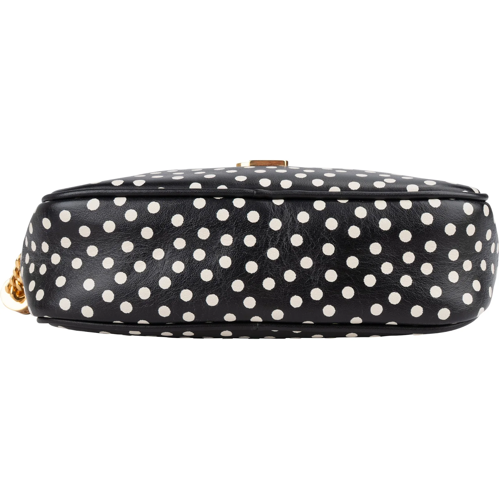 Saint Laurent Polka Dot Leather Lou Camera Crossbody Bag