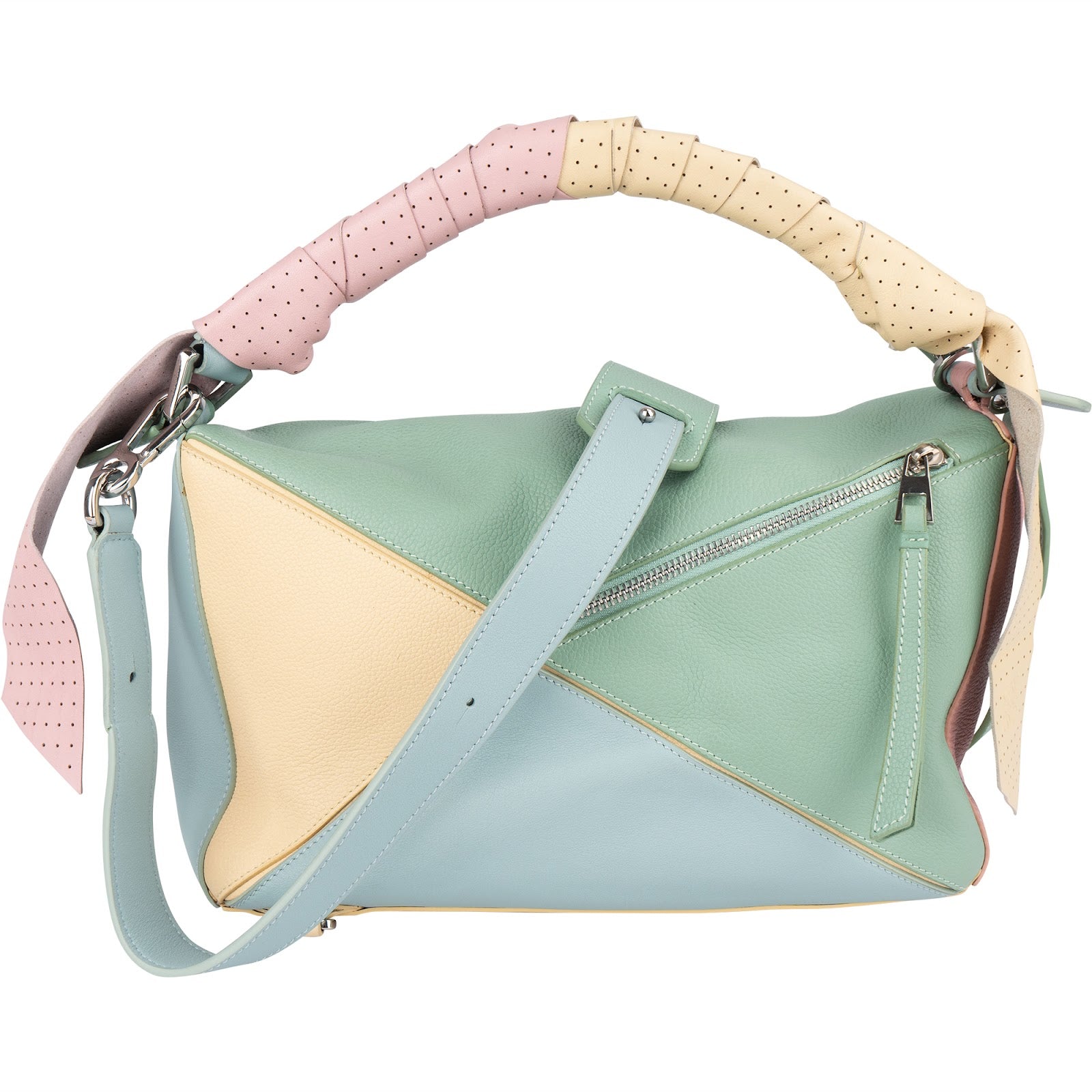 Sac à bandoulière Loewe « Puzzle » en cuir multicolore