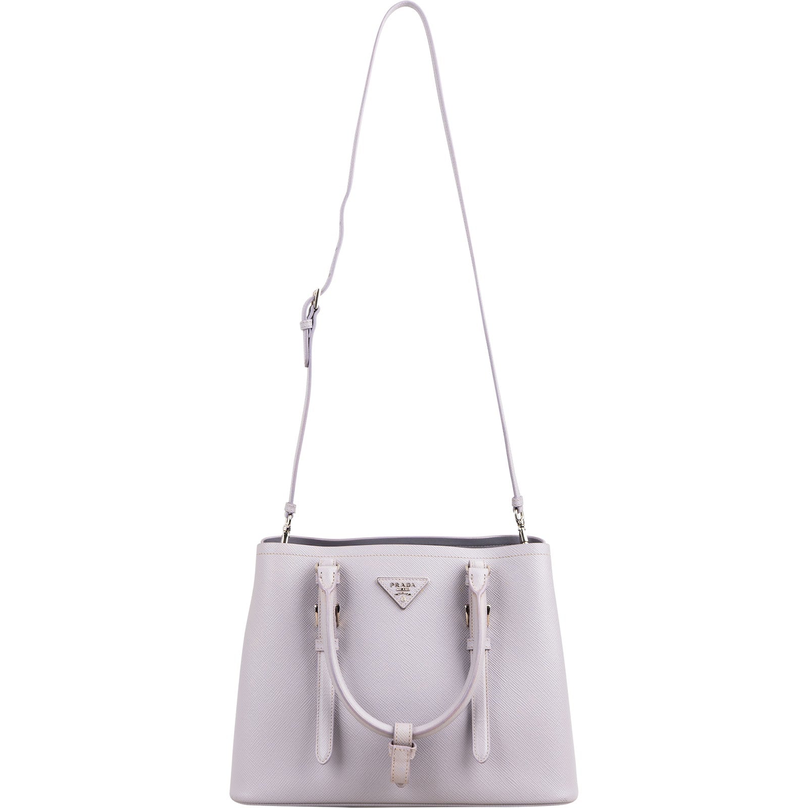 Prada – Saffiano Leather Double Crossbody Bag