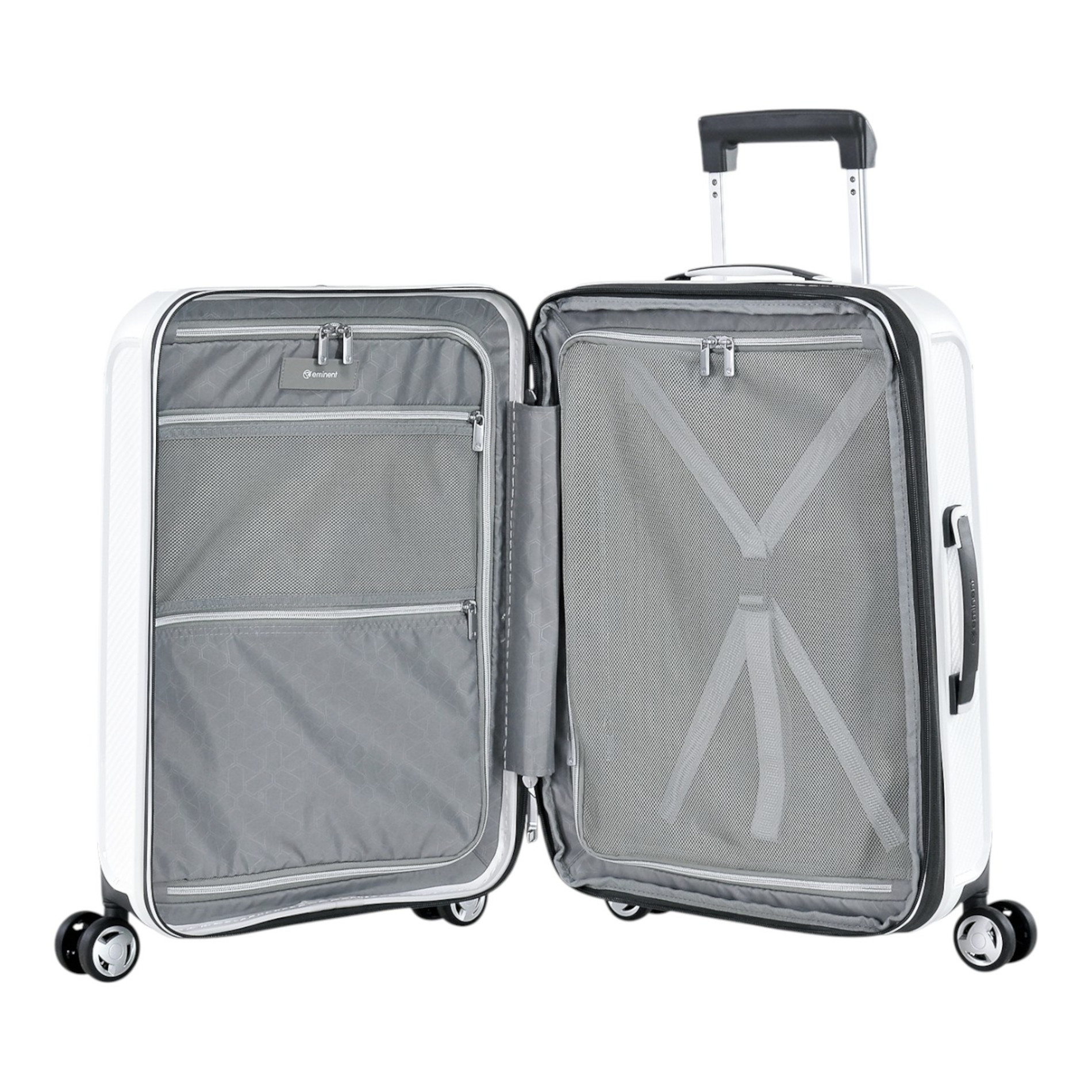 AEGIS Handgepäck (55 cm) erweiterbar - weiß