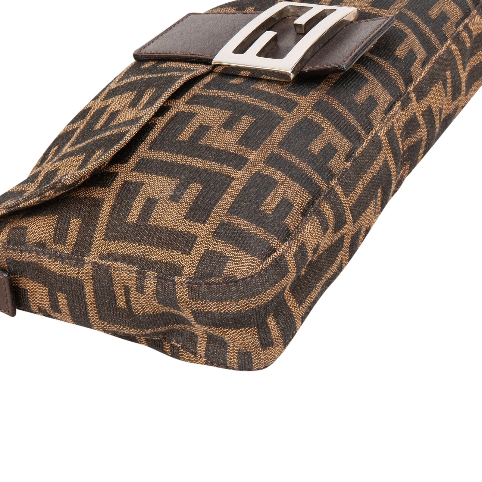 Sac à bandoulière Fendi Monogram FF Zucca Baguette