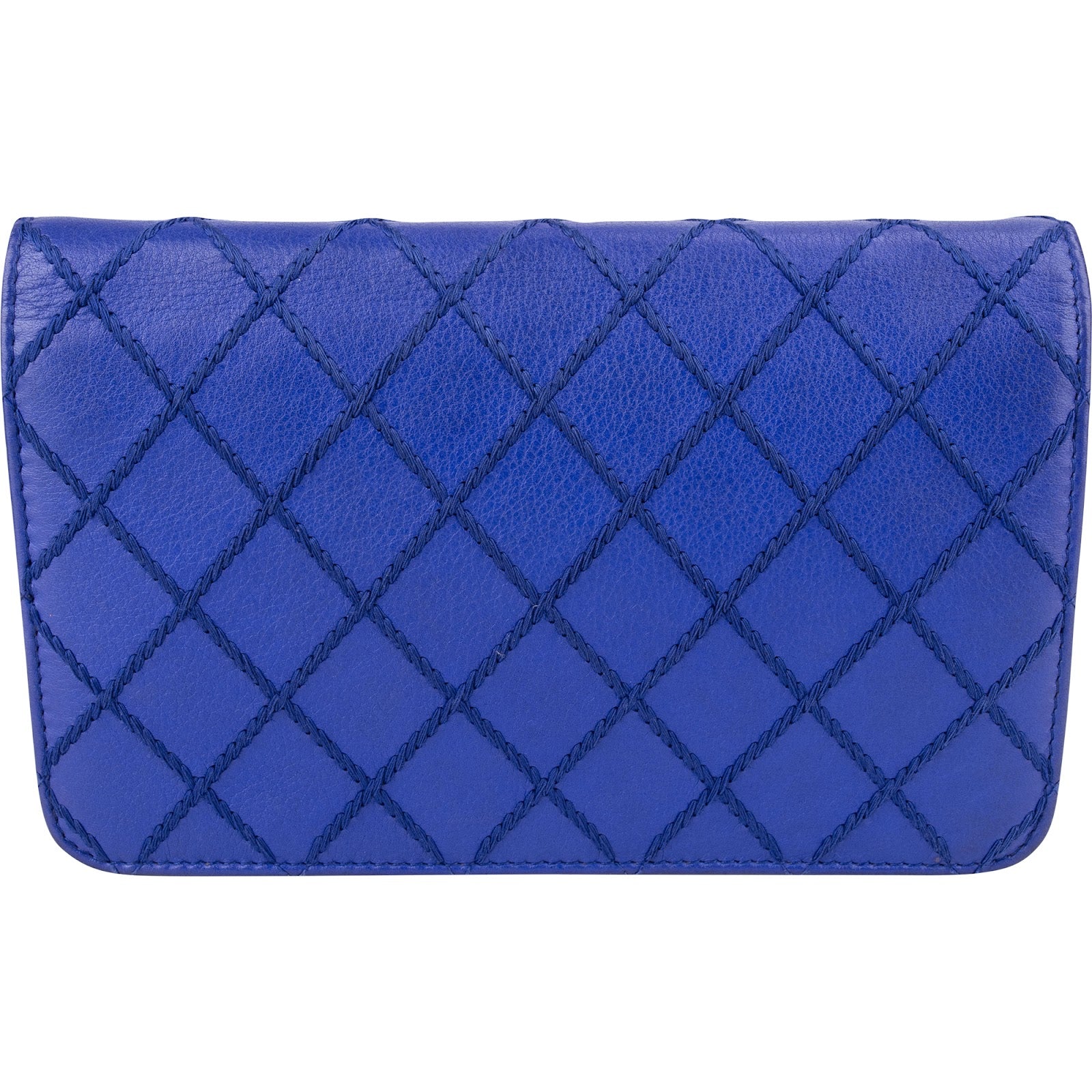 Chanel - Surpique Stitched Wallet on Chain Crossbody Bag