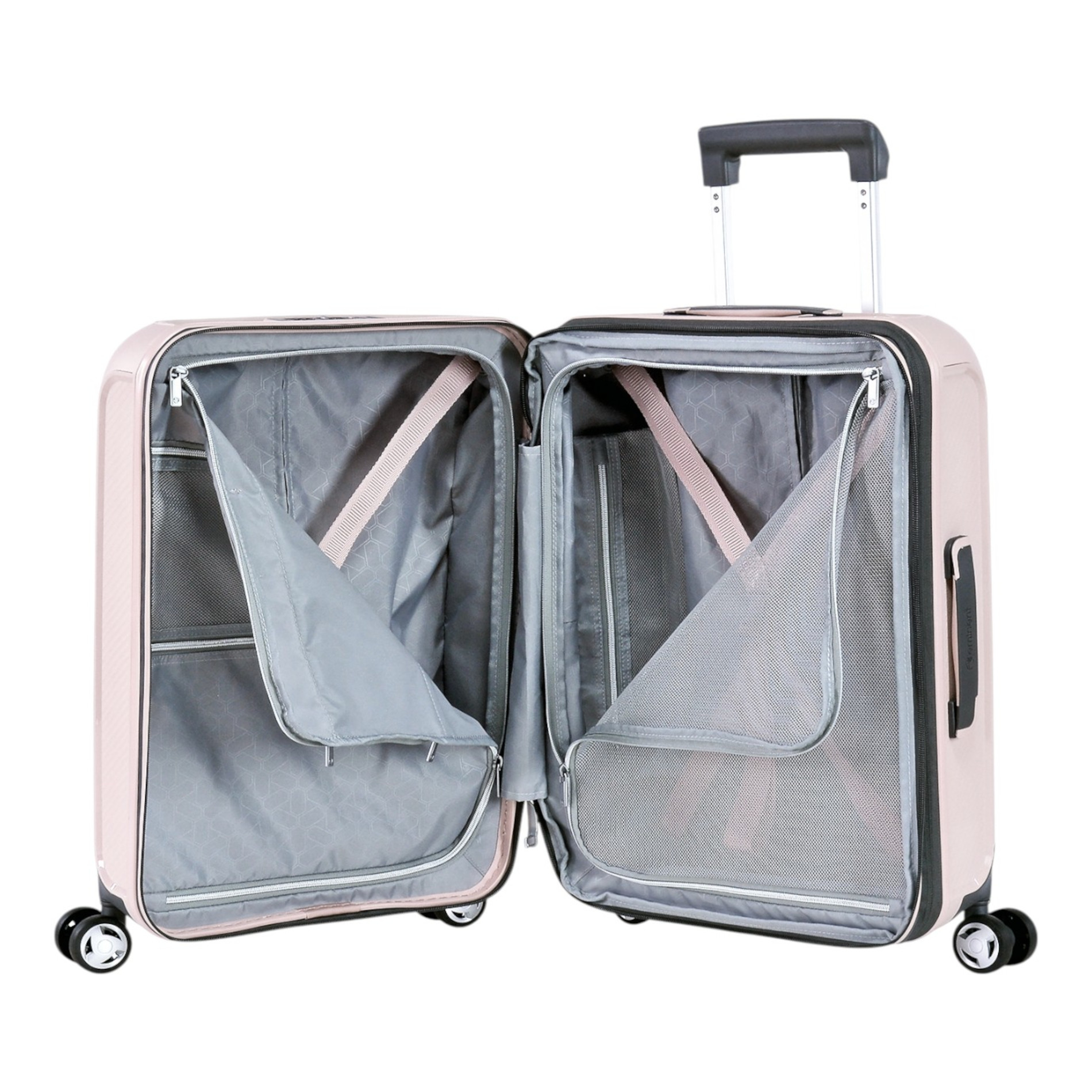 AEGIS Handgepäck (55 cm) erweiterbar - hellrosa