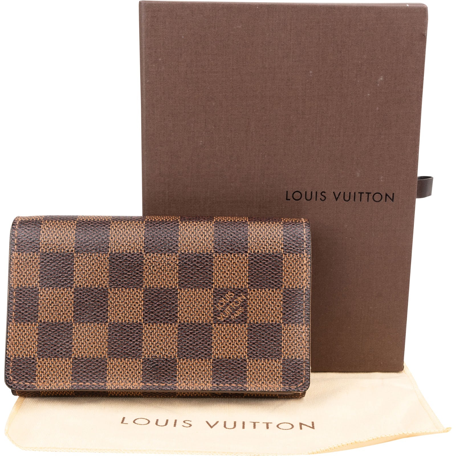 Louis Vuitton Monogram Damier Ebene Canvas Tresor Wallet