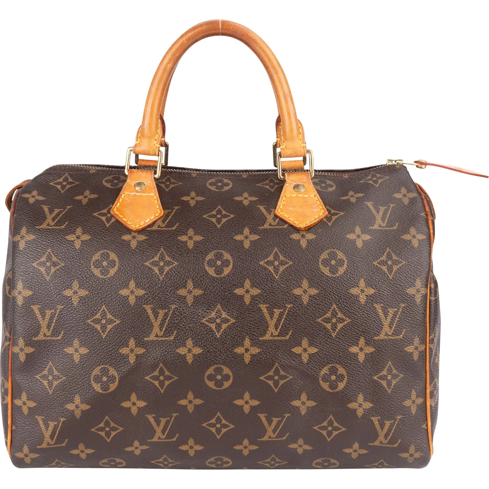 Louis Vuitton Canvas Monogram Speedy 30 Boston Bag
