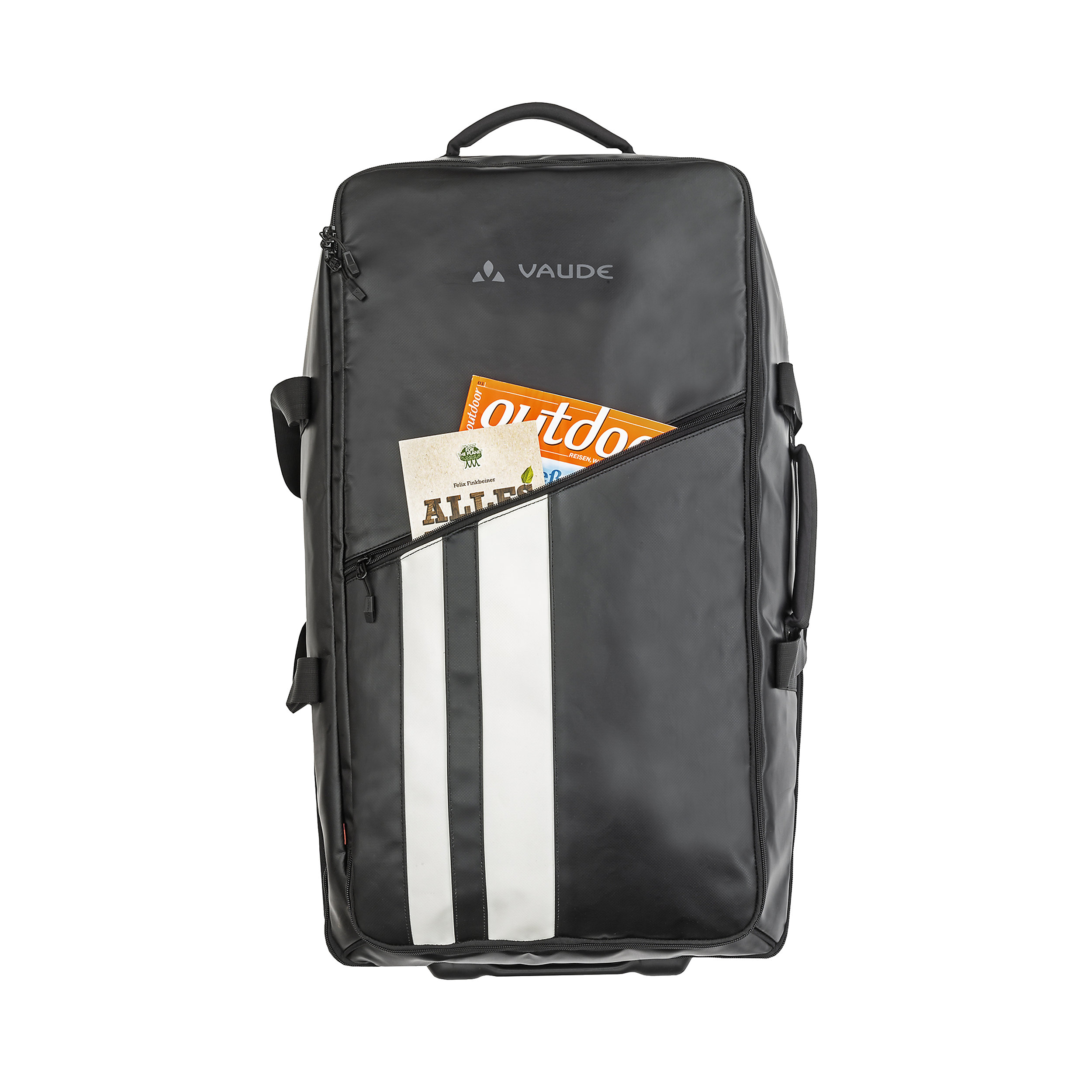 Rollenreisetasche mit 2 Rollen Rotuma 90 New Islands L - mocca braun