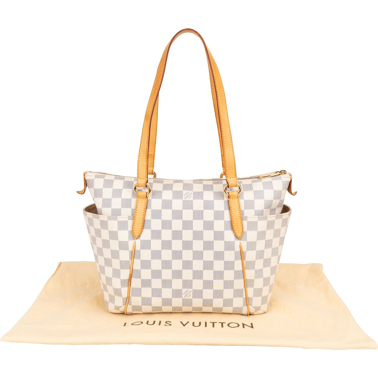 Louis Vuitton Monogram Damier Azur Canvas Totally PM Shoulder Bag