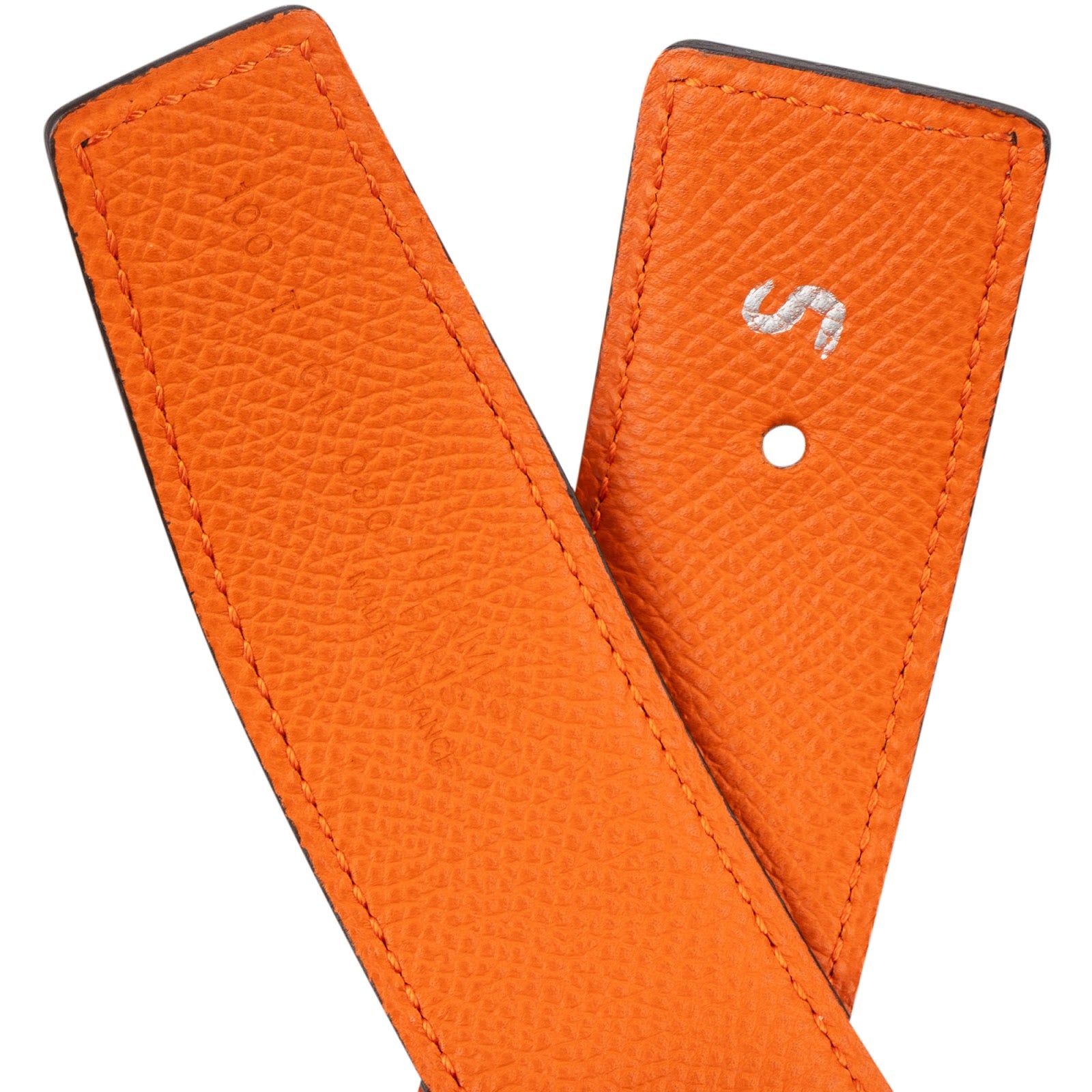 Cintura Hermès in pelle reversibile modello H (100)