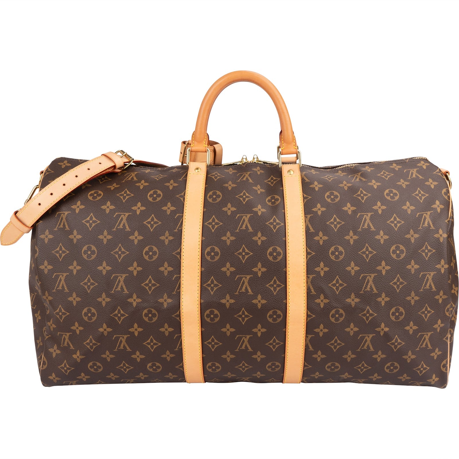 Louis Vuitton Monogram Canvas Keepall 55 Bandoulière Reisetasche