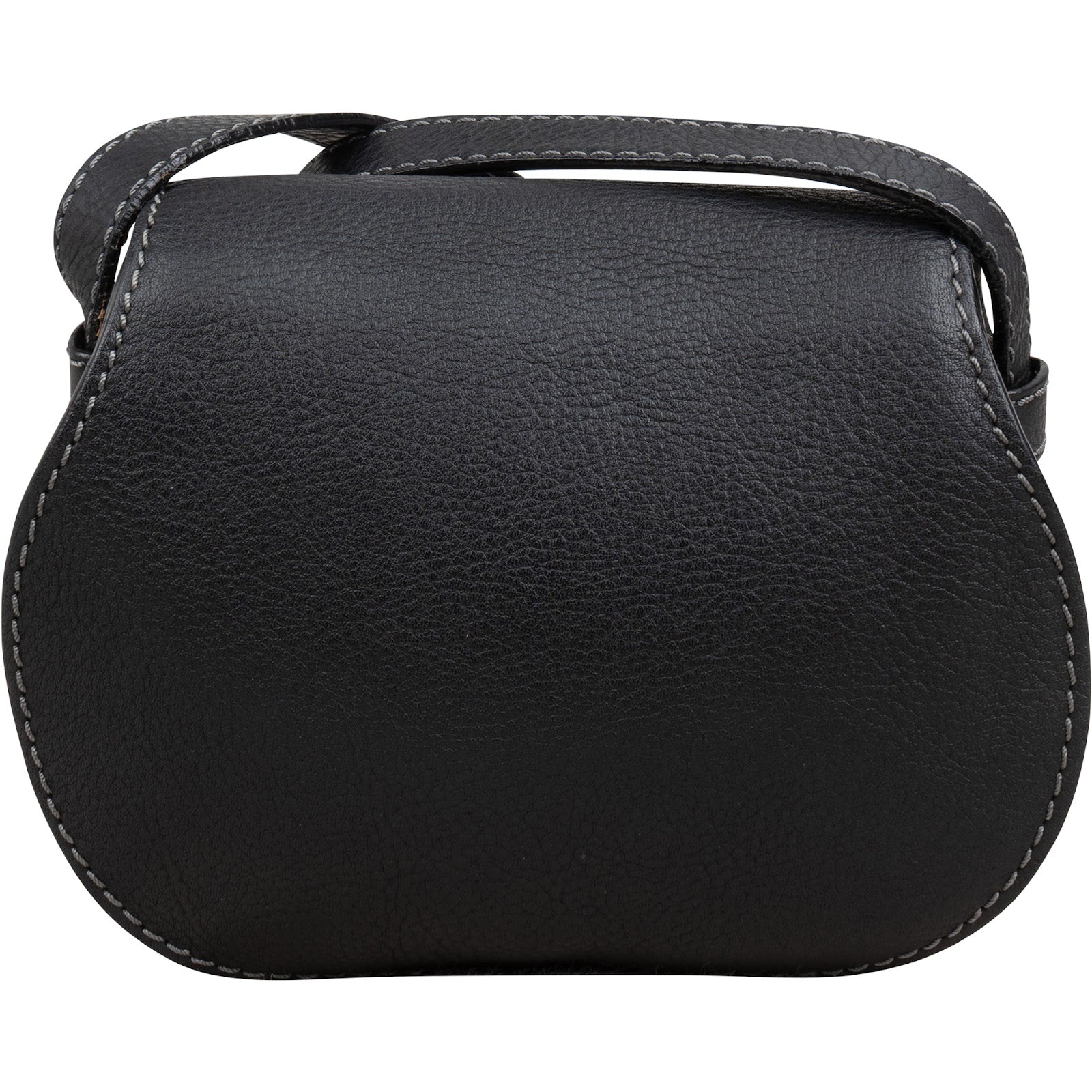 Chloé Grained Calfskin Marcie Mini Saddle Crossbody Bag