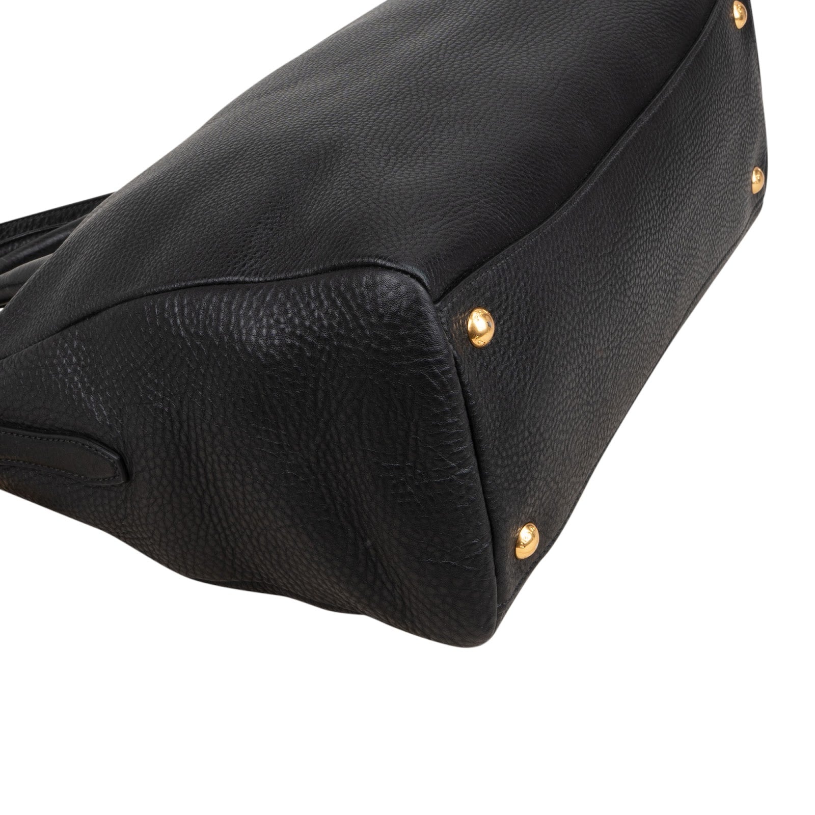 Prada Vitello Daino Leather Bauletto Handbag