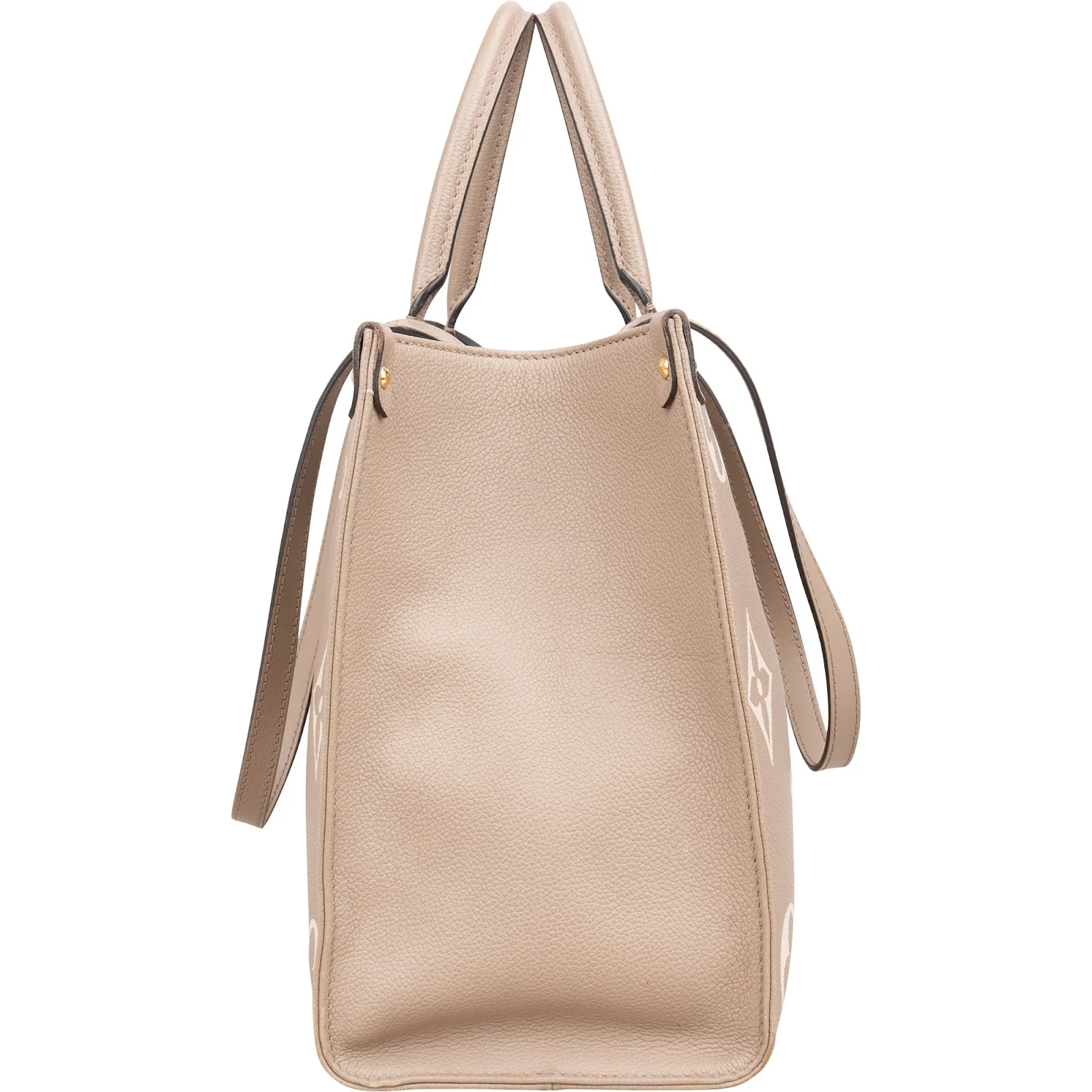 Louis Vuitton Leather Monogram Giant OnTheGo MM Handbag