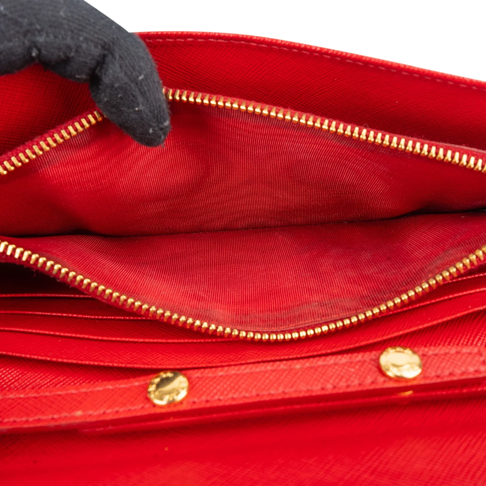 Prada Saffiano Leather Wallet On Chain Crossbody Bag