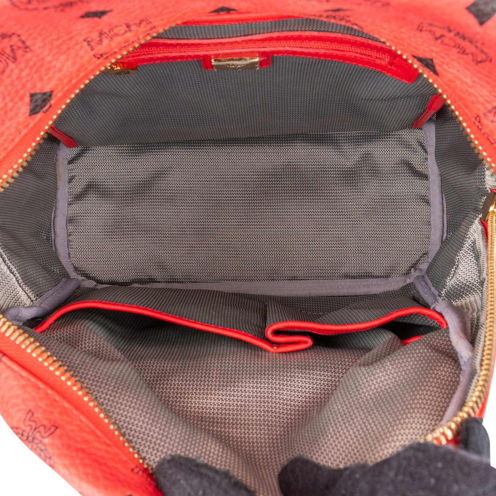 MCM Monogram Visetos Stark Side Studs Mini Backpack