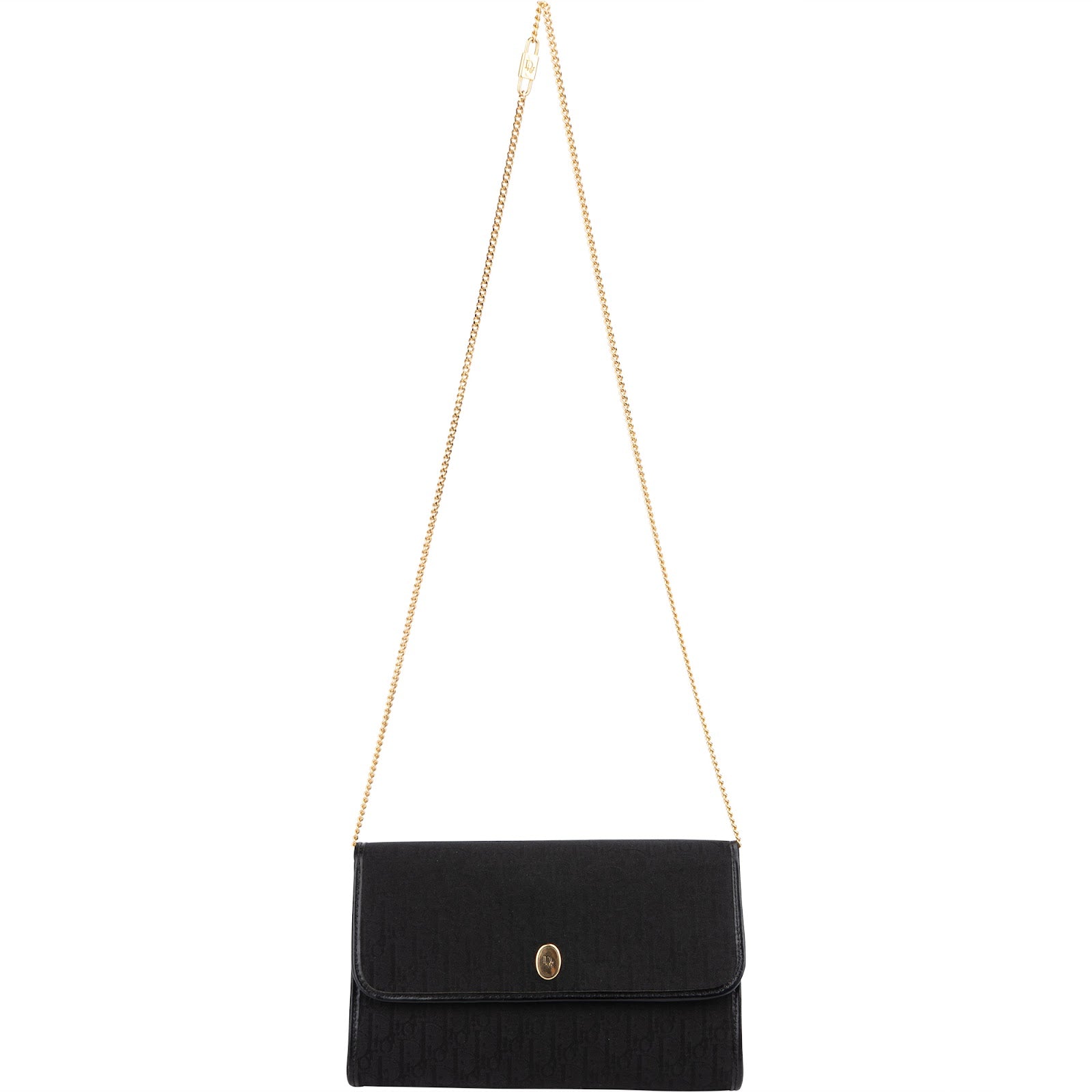Christian Dior Oblique Monogram Single-Flap Shoulder Bag
