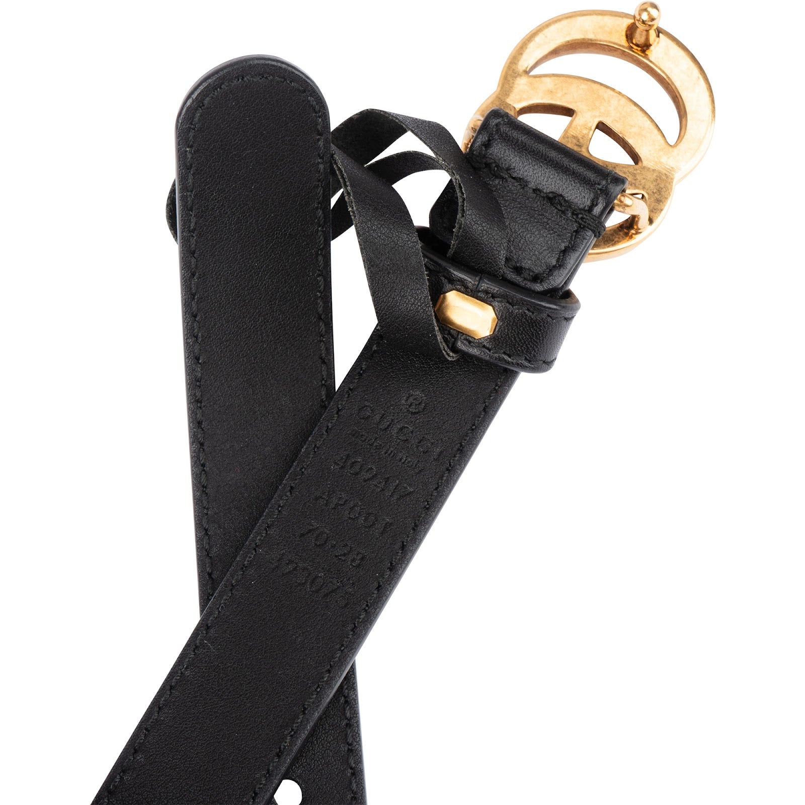 Gucci - GG Marmont Mini Leather Belt (70/28)