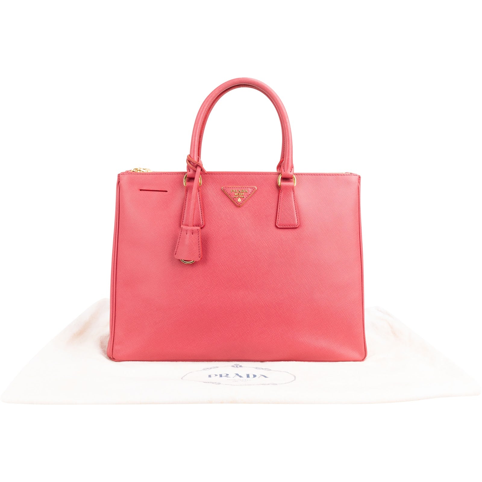 Prada – Grote Galleria-handtas van Saffiano-leer