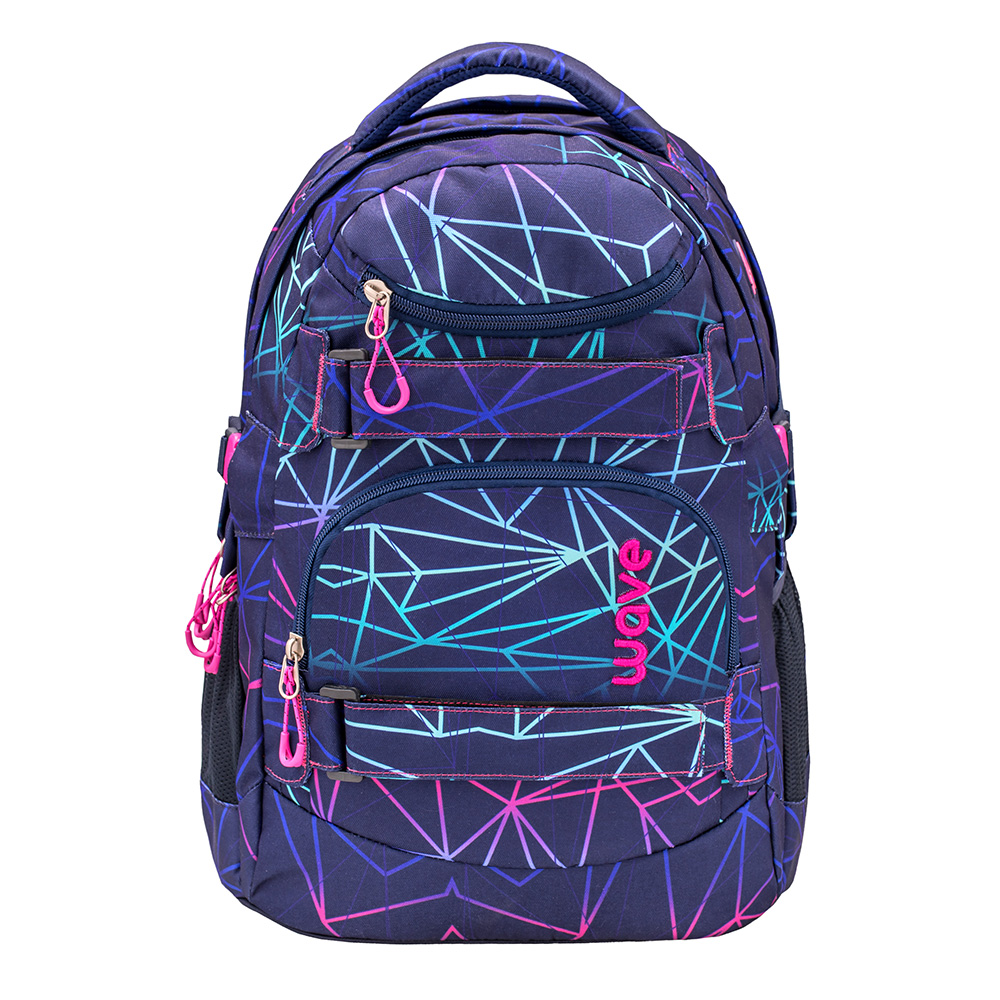 Infinity Rucksack Set 3-teilig - Stripes Purple