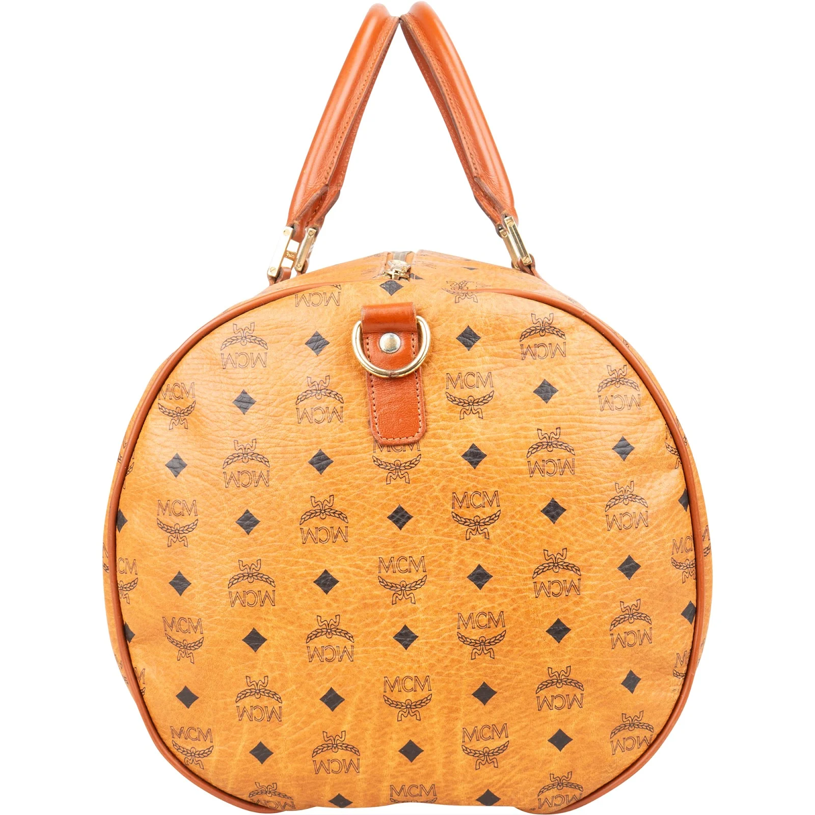 MCM Monogram Visetos Boston 50 Reisetasche