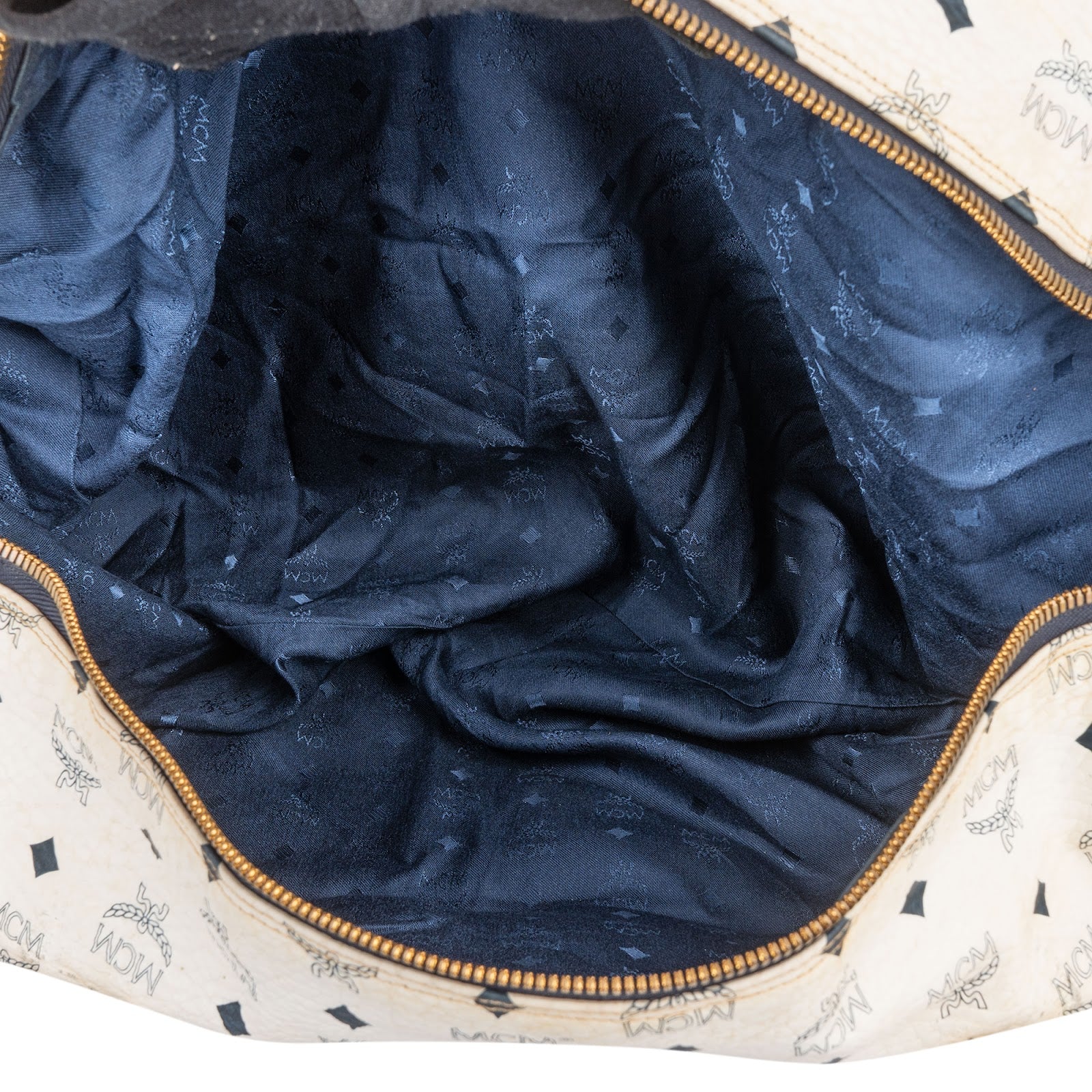 MCM Monogram Visetos Boston Reisetasche