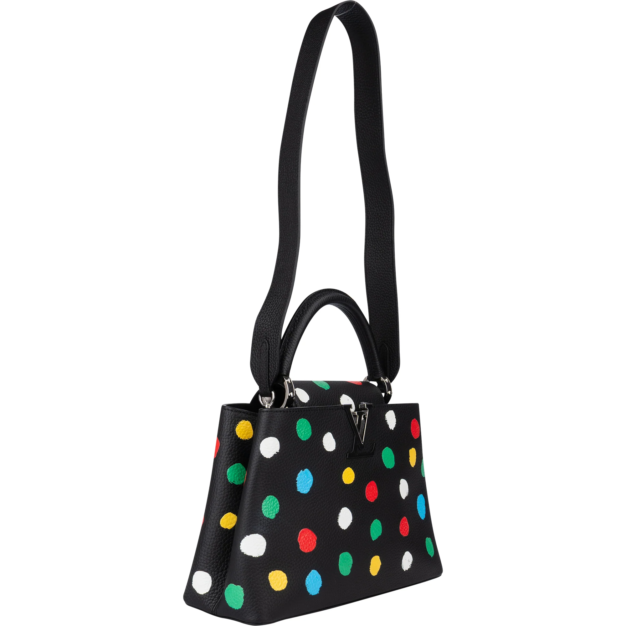 Louis Vuitton x Yayoi Kusama Dots Capucines MM Handbag