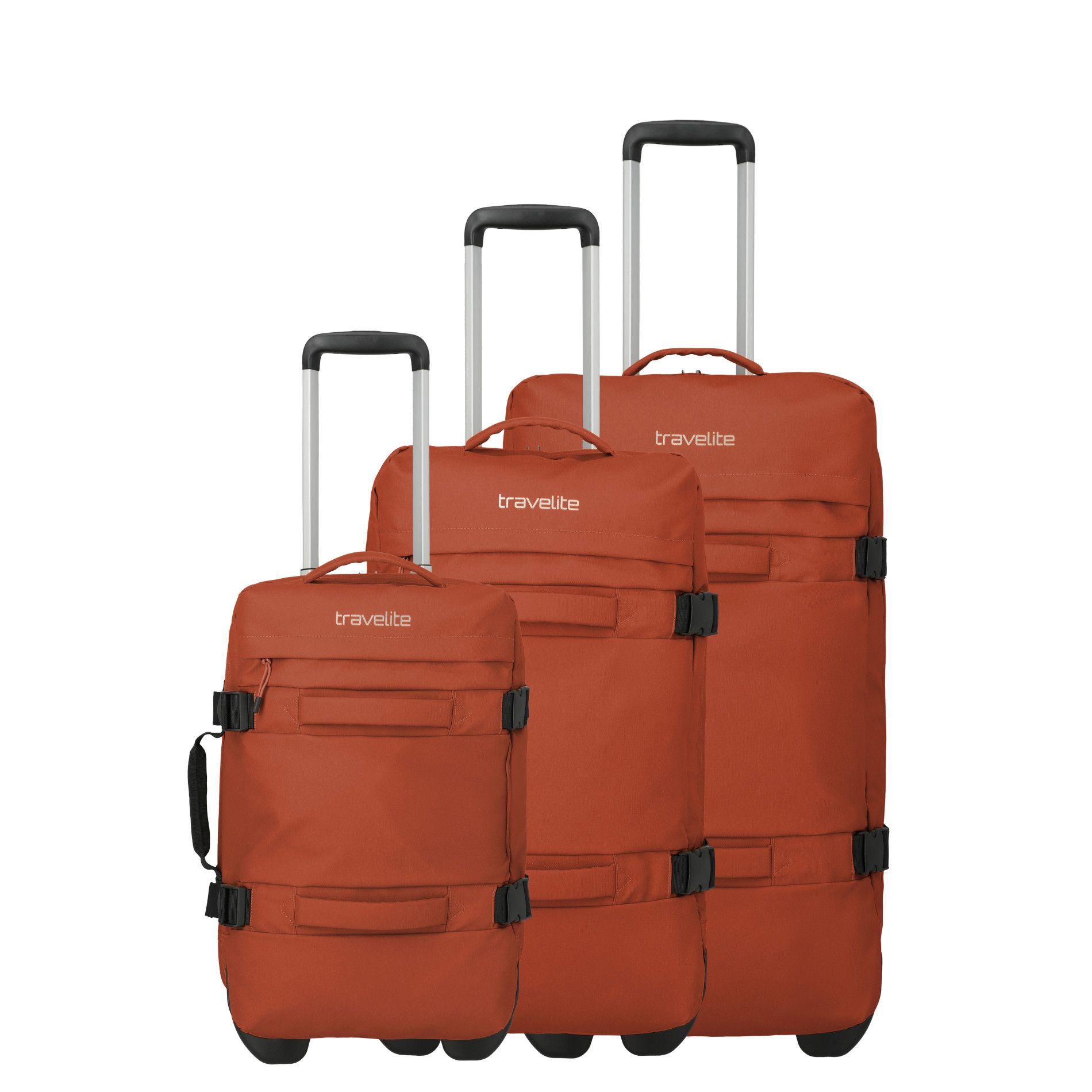 BOLONIA Wheeled Duffle Set L/M/S - Orange
