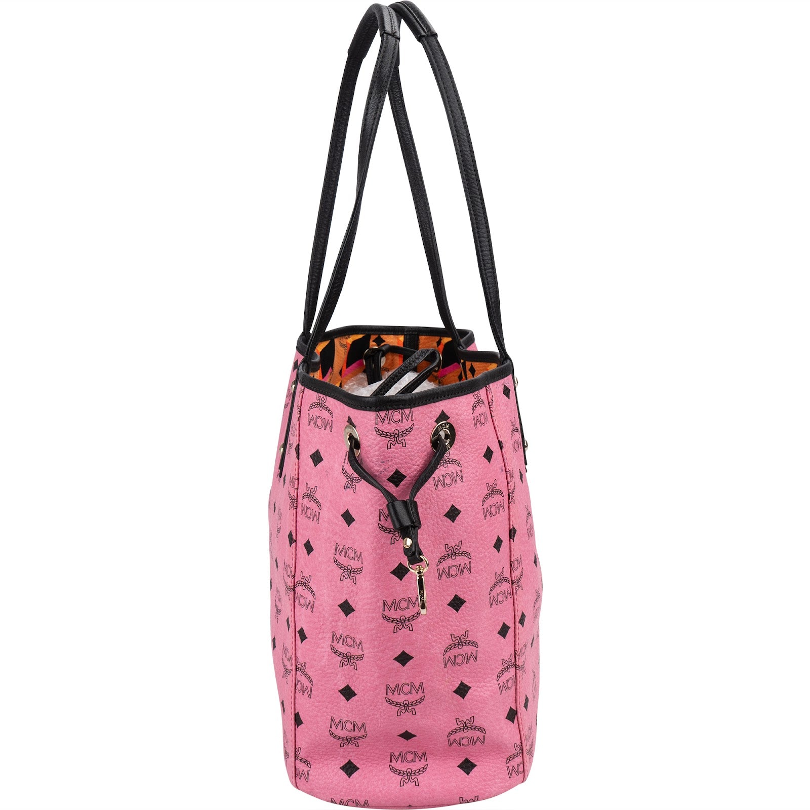 MCM Monogram Visetos Liz Reversible Shopper