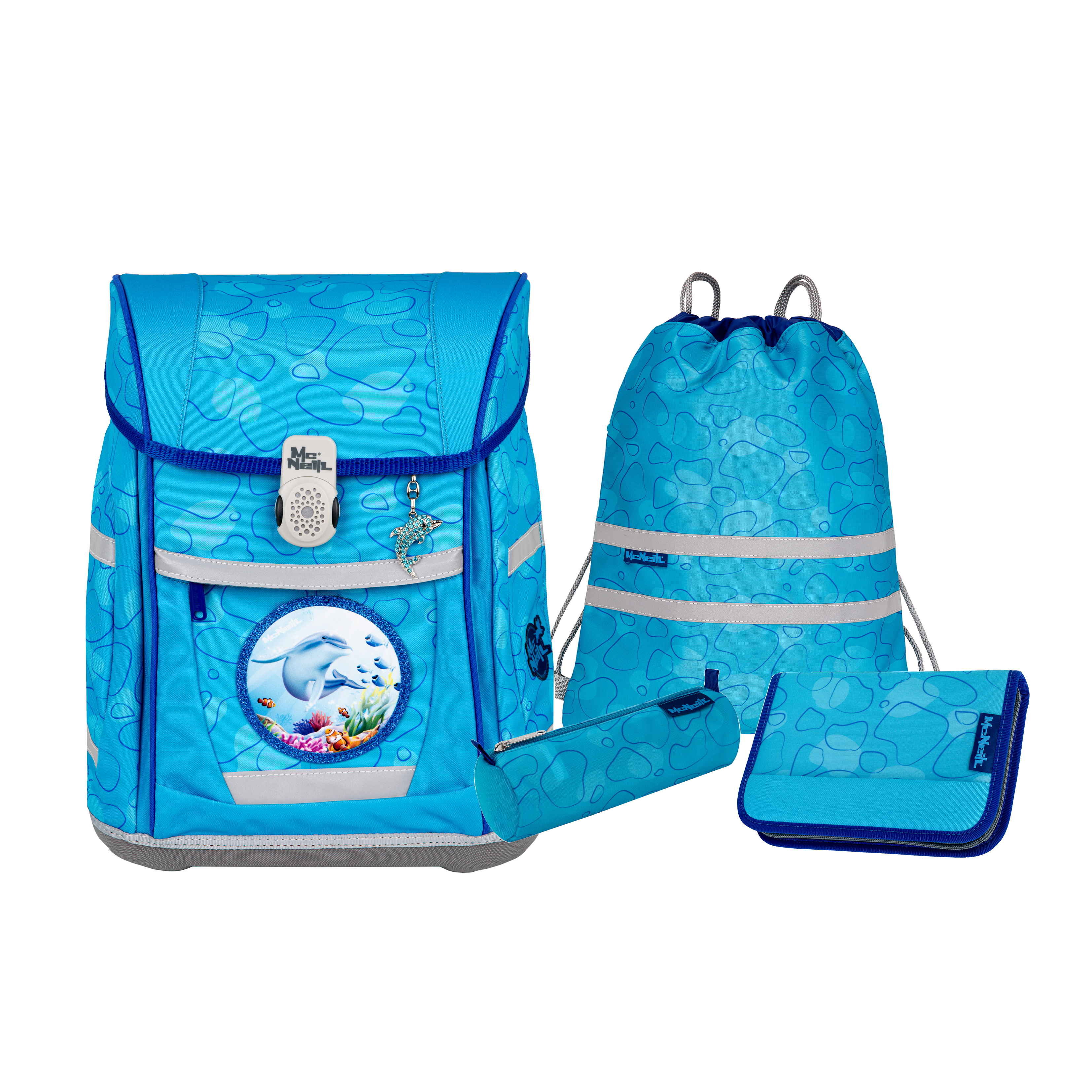 Schulranzenset TENERO 5tlg. - BUBBLE