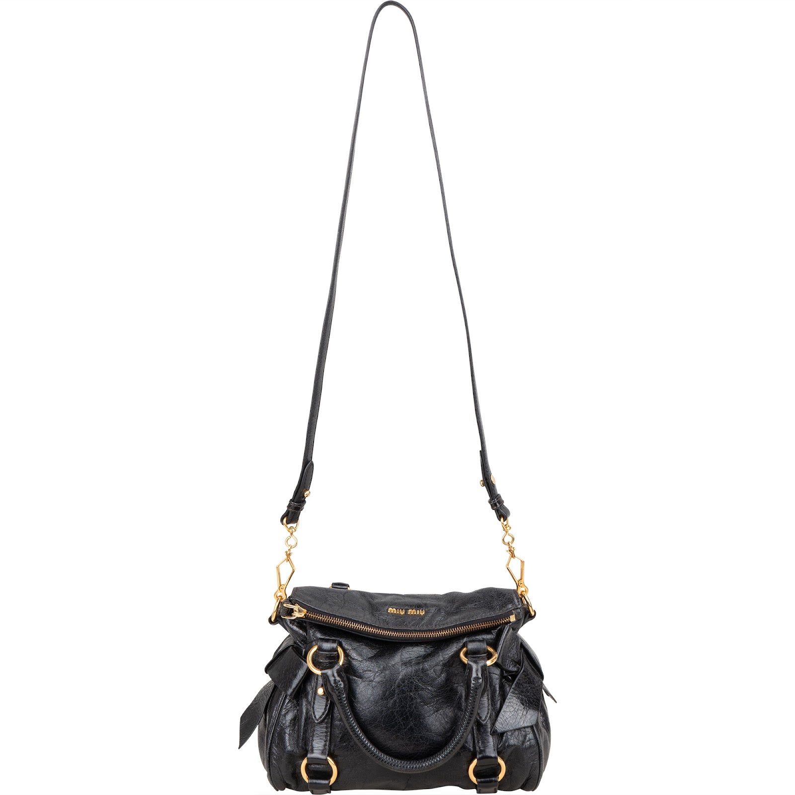 Torebka Miu Miu Vitello Lux City