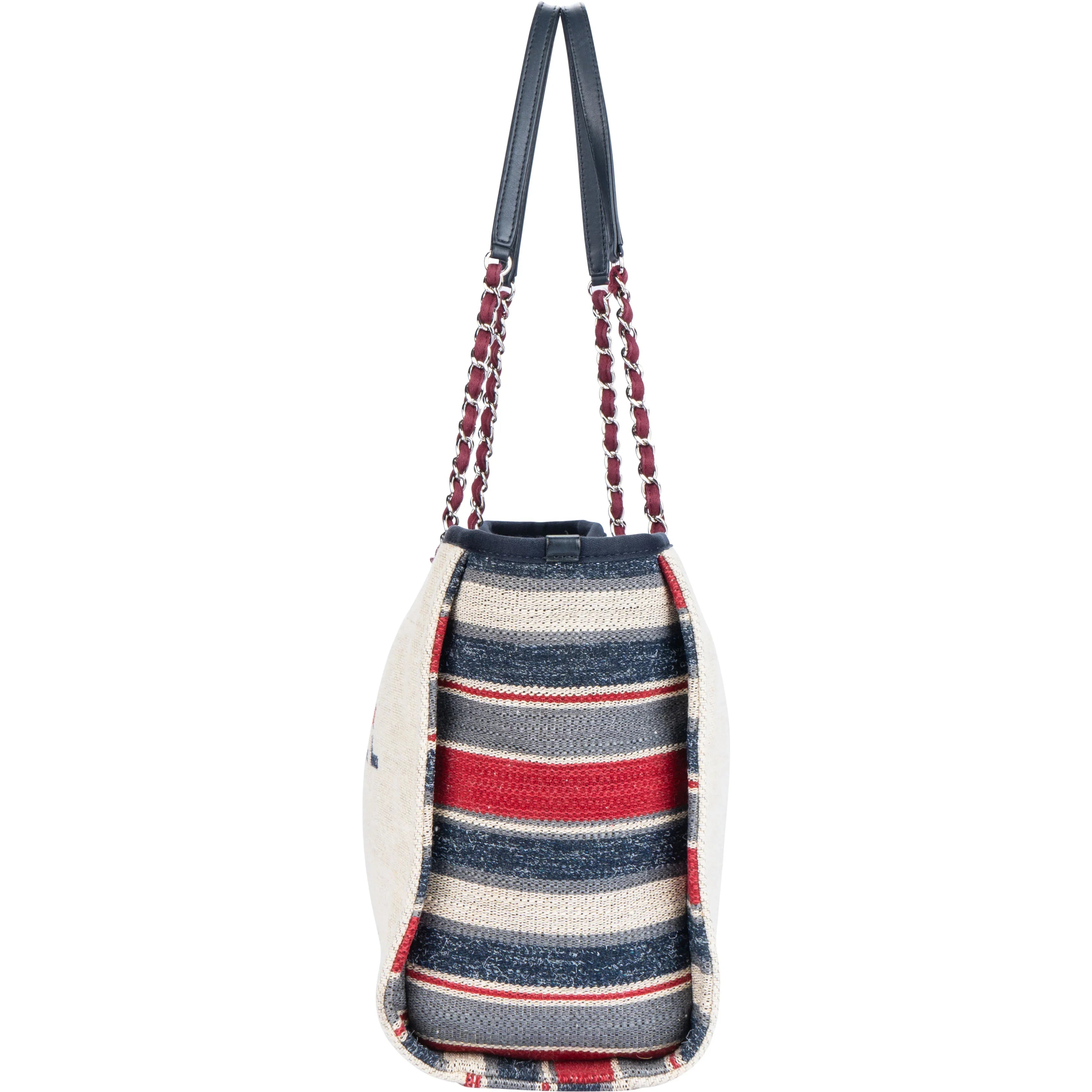 Chanel Multicolor Tweed Deauville Shoulder Bag