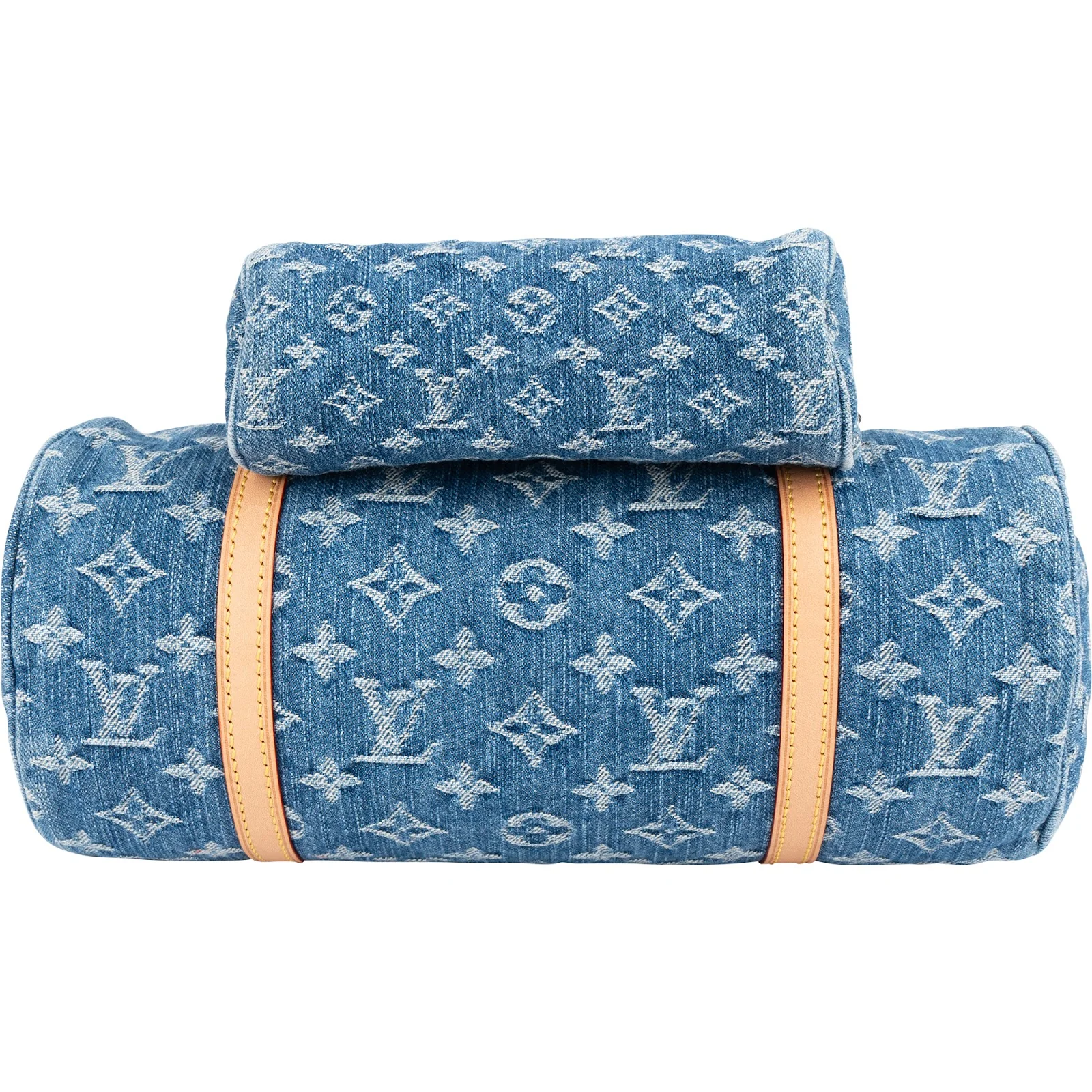 Louis Vuitton Monogram Denim Papillon Set Handbag