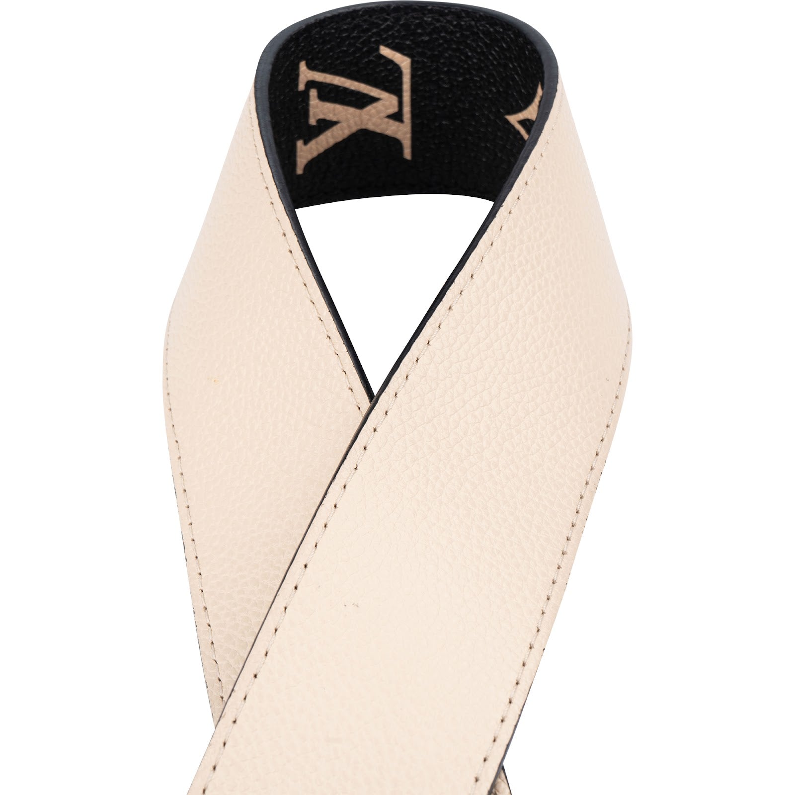 Louis Vuitton – Noir Monogram Giant Reverse schouderriem